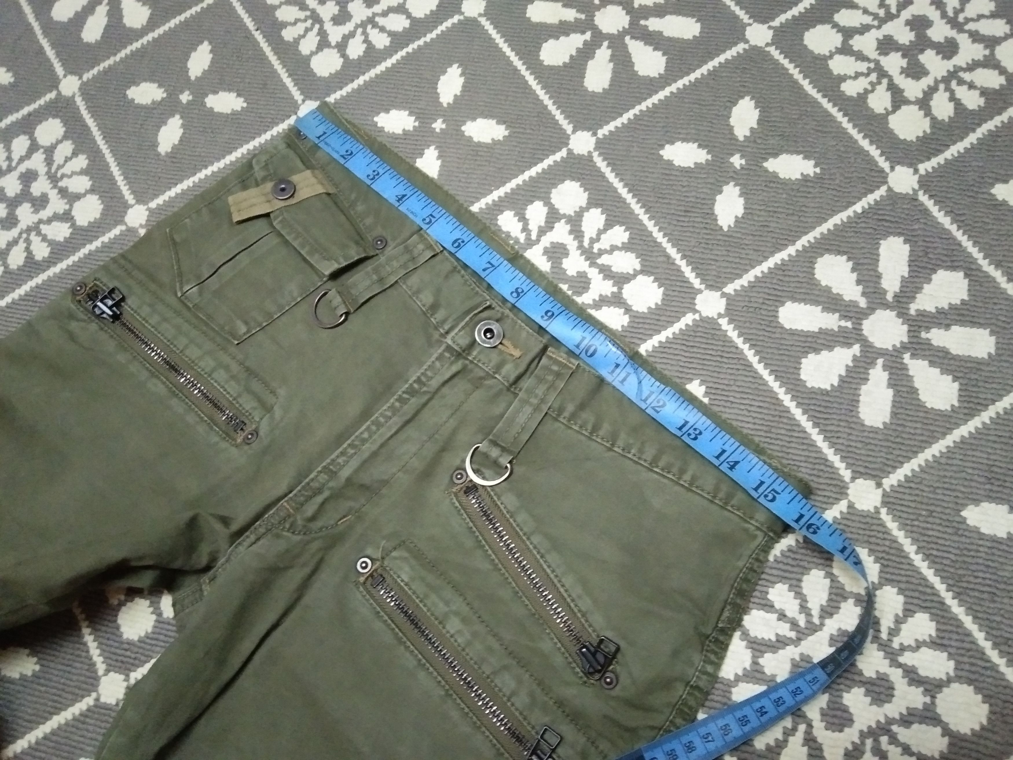Japan Blue × Japanese Brand × Vintage MADE IN NIPPON BLUEWAY BELL BOTTOM MILITARY STYLE PANT Size US 30 / EU 46 - 9 Thumbnail