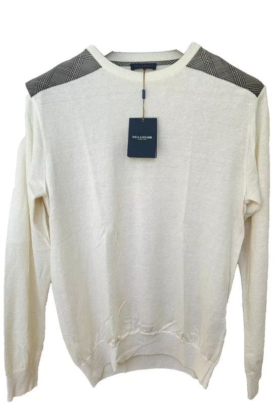 Paul & Shark RRP800€ PAUL&SHARK sz L Sweater NWT Linen Knitted Size US L / EU 52-54 / 3 - 1 Thumbnail