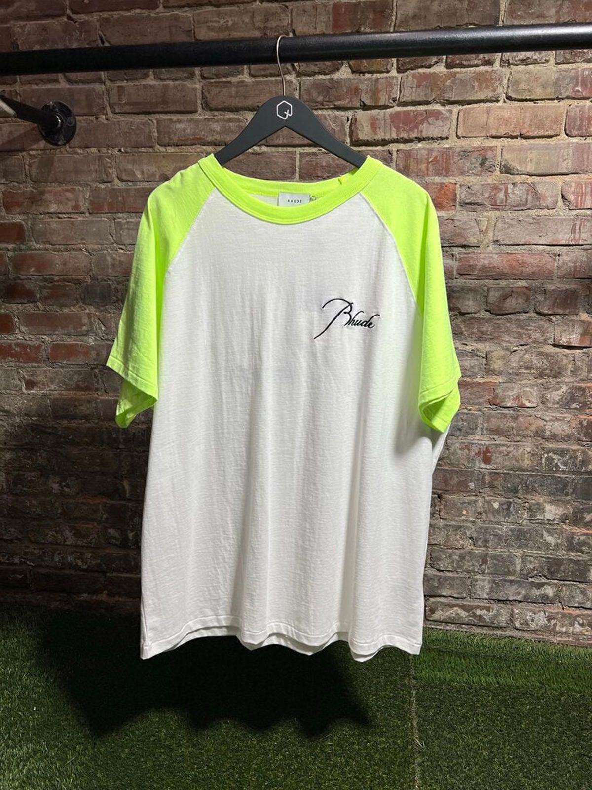 Rhude Rhude Tee White Neon Sz. XXL Size US XXL / EU 58 / 5 - 1 Thumbnail
