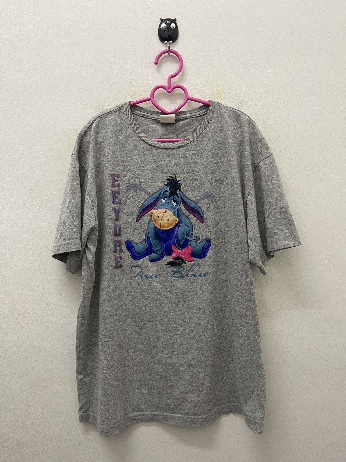 Cartoon Network Rare Vintage EEYORE Pure Blue POOH Disney Tee Size US L / EU 52-54 / 3 - 1 Thumbnail
