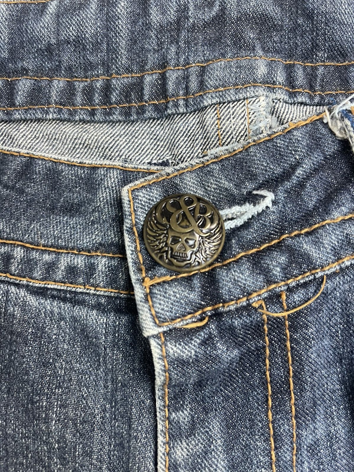 Japanese Brand Sky Bomber Jeans Streetwear Size US 35 - 7 Thumbnail