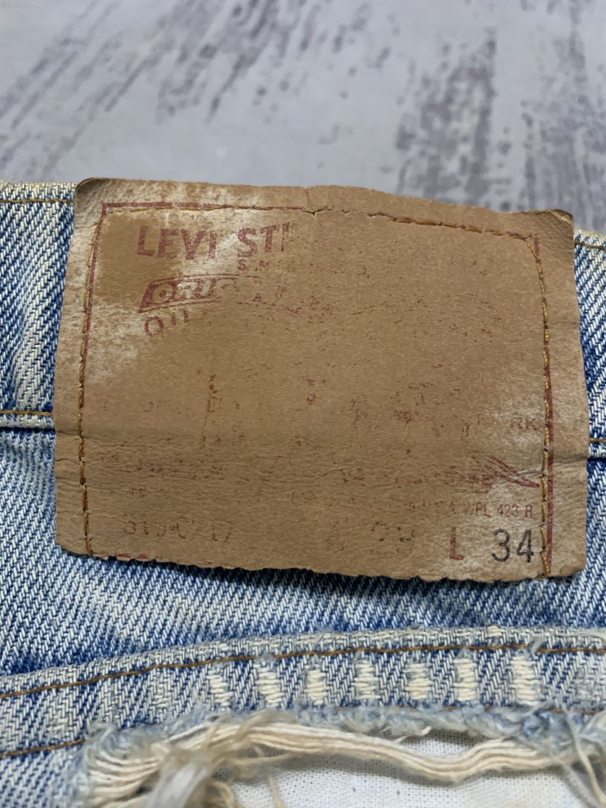 Levi's Thrashed Vintage Faded Distressed Levi’s 510 Size US 29 - 13 Thumbnail