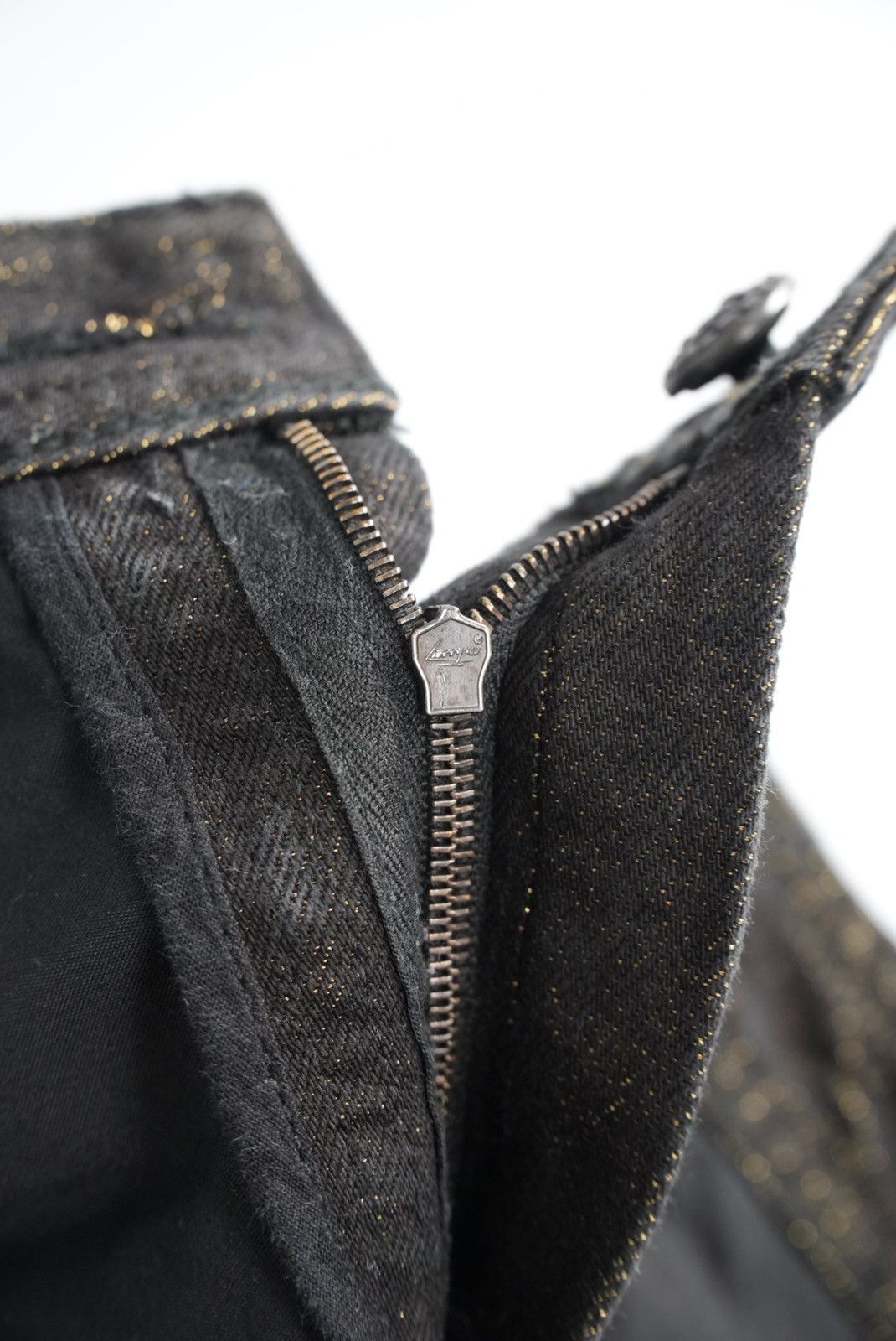 Chanel Chanel Lamé Glittered Denim Pants Size 27" / US 4 / IT 40 - 10 Thumbnail