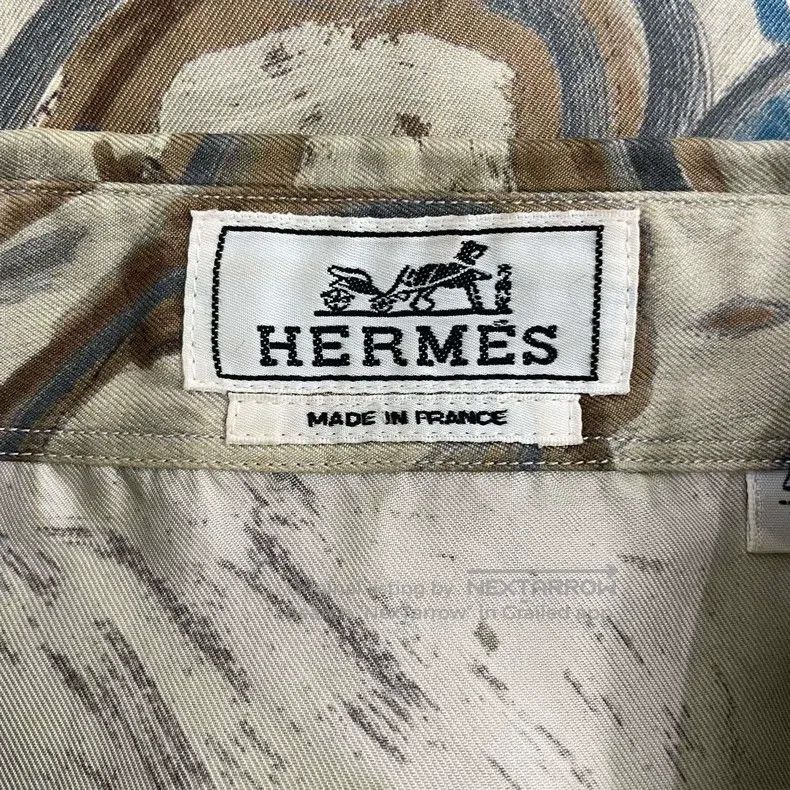 Hermes Hermes size 43 Printed Long Sleeve Shirt Size US XS / EU 42 / 0 - 3 Thumbnail
