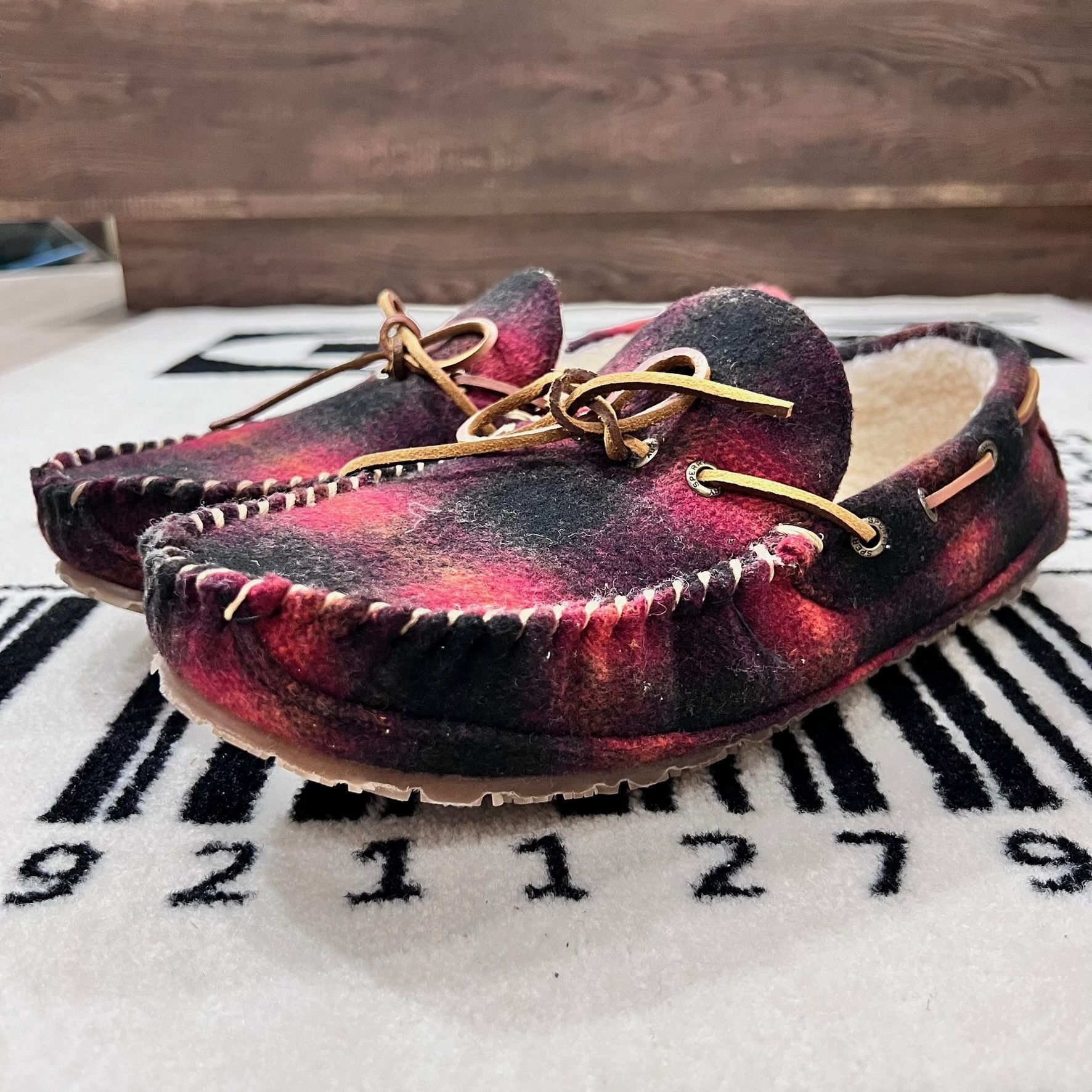 Sperry Sperry Top-Sider Brandon Moccasin Plaid Slipper Shoes Size US 11 / EU 44 - 3 Thumbnail
