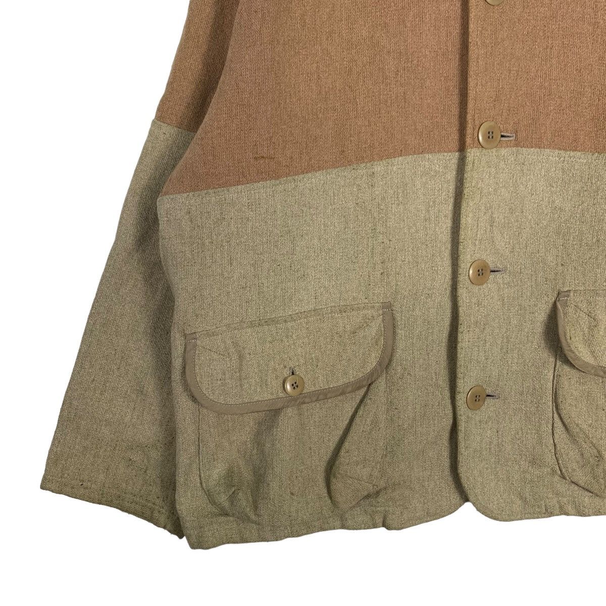 ABAHOUSE ABAHHOUSE Hooded Jacket Button Closure #0329-C15 Size US XL / EU 56 / 4 - 4 Thumbnail