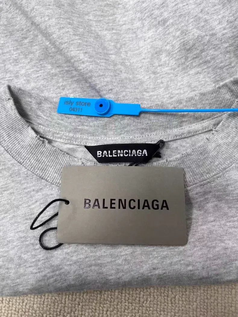 Balenciaga Balenciaga Casual Fake Two Piece Round Neck Long Sleeve T- Size US XL / EU 56 / 4 - 5 Thumbnail