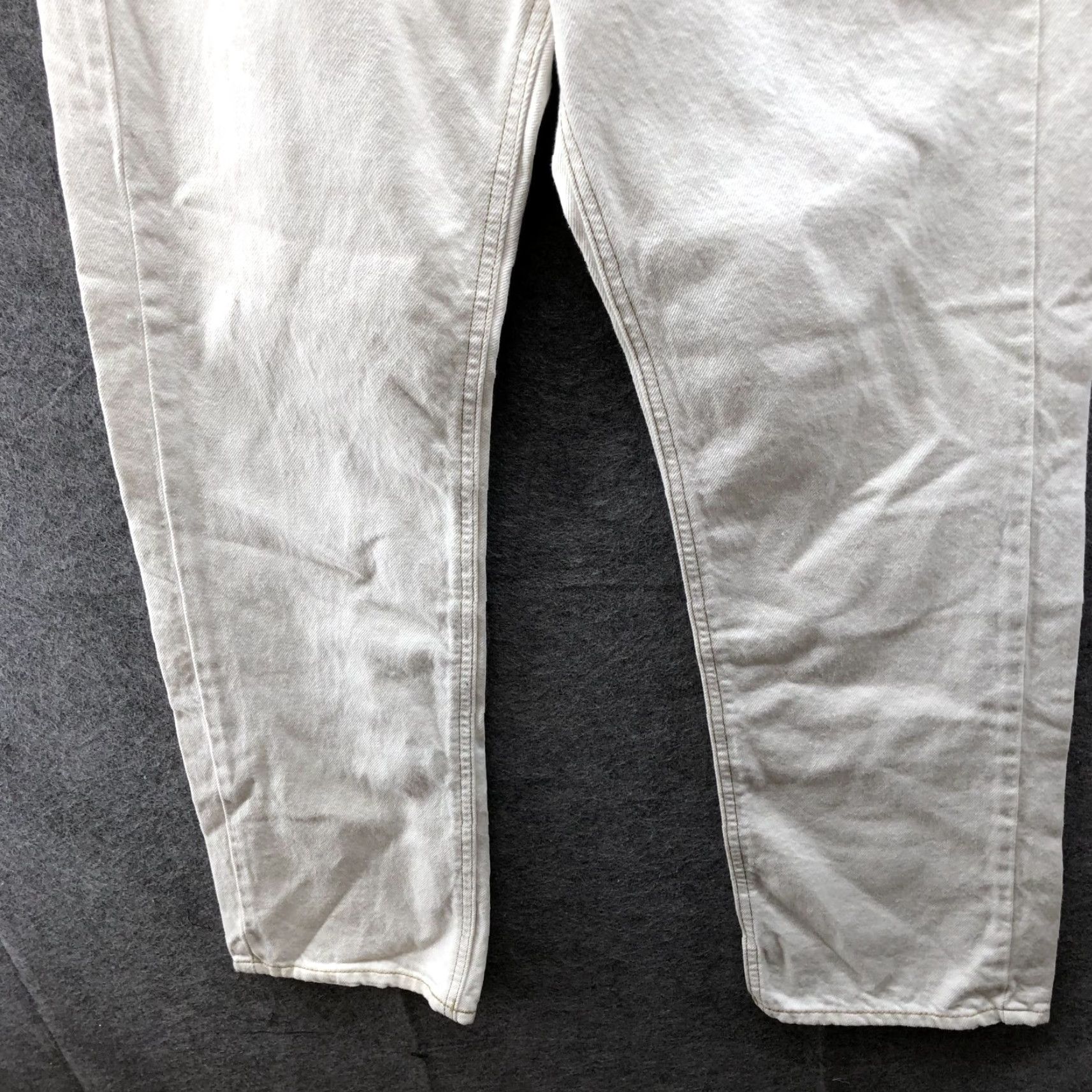 Urban Outfitters BDG Urban Outfitters Cowboy Jean 26 White Ivory High Rise Relaxed Womens Size 29" - 4 Thumbnail