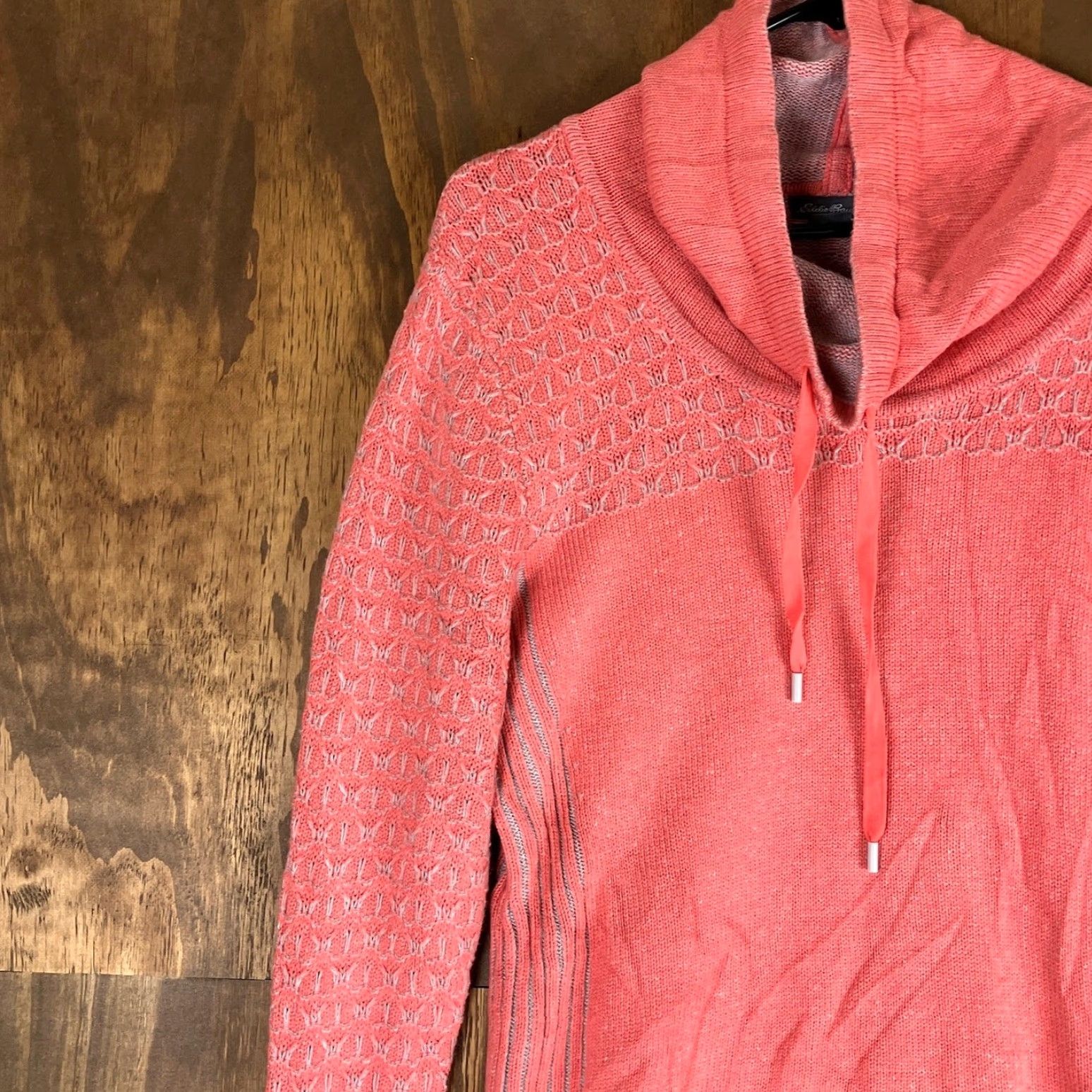 Eddie Bauer Eddie Bauer Womens Sweatshirt Pink Long Sleeve Cowl Neck Thermal Stretch M Sweatshirt Size M / US 6-8 / IT 42-44 - 4 Thumbnail