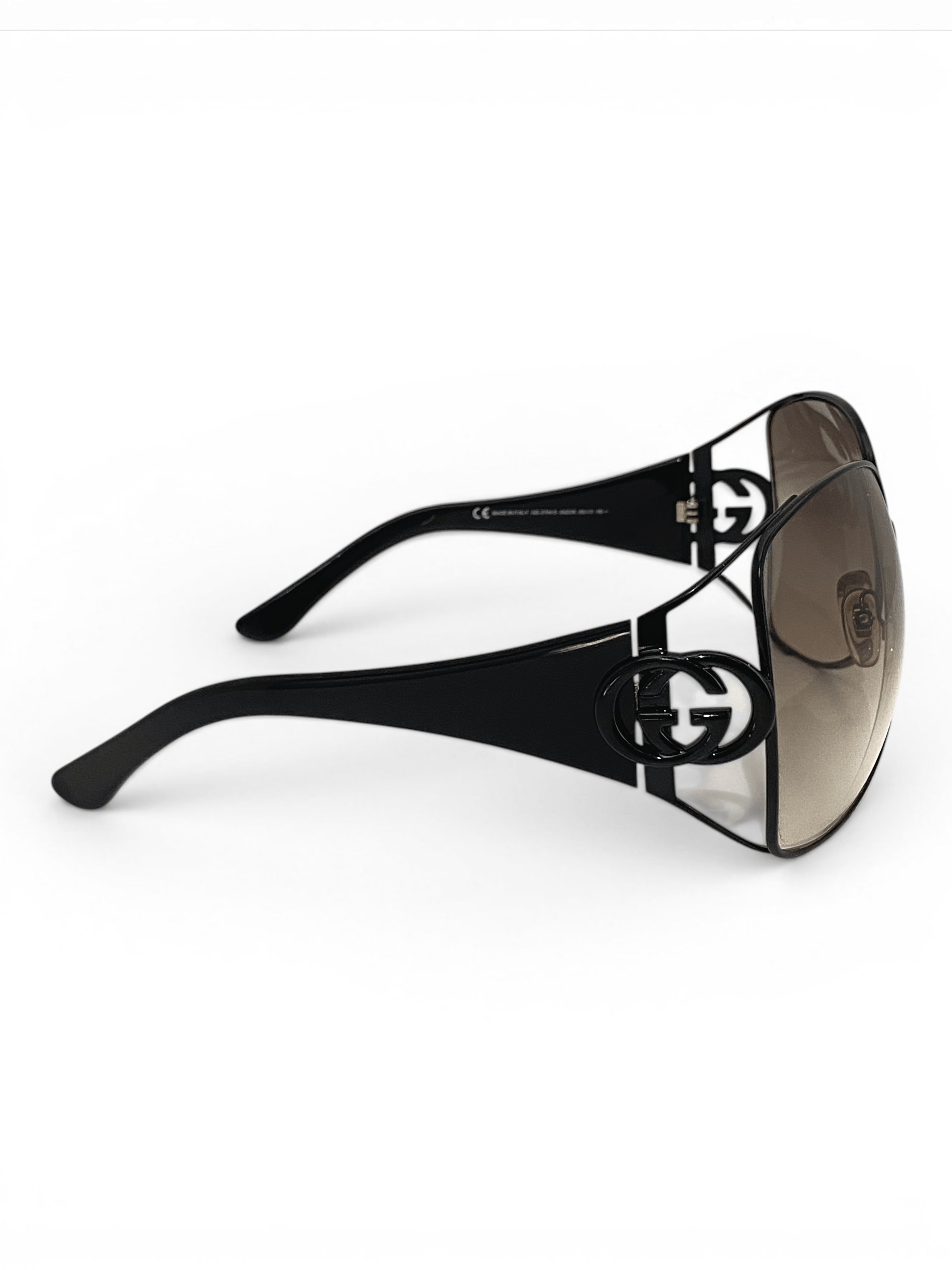 Gucci Gucci x Tom Ford GG Logo Black Oversized Sunglasses Y2K Size ONE SIZE - 5 Thumbnail