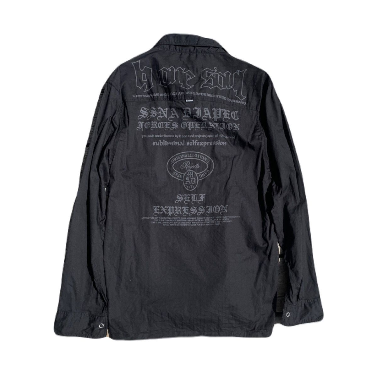 If Six Was Nine 2000s Japanese archive Vkei Poem Button Shirts Gyaruo Y2K Size US S / EU 44-46 / 1 - 2 Thumbnail