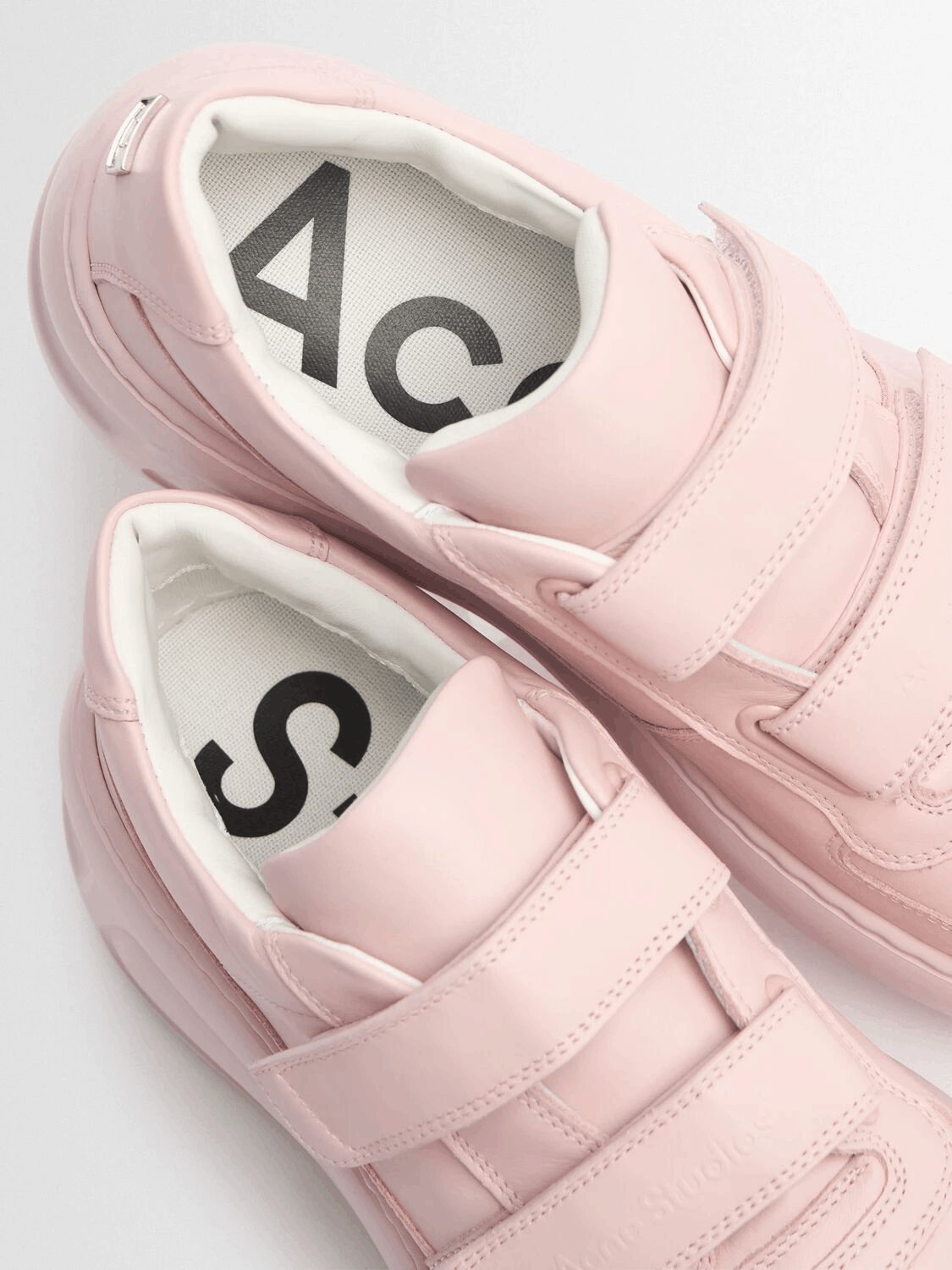 Acne Studios ACNE STUDIOS Steffey Pink Strap Platform Sneakers New Size US 5 / IT 35 - 3 Thumbnail