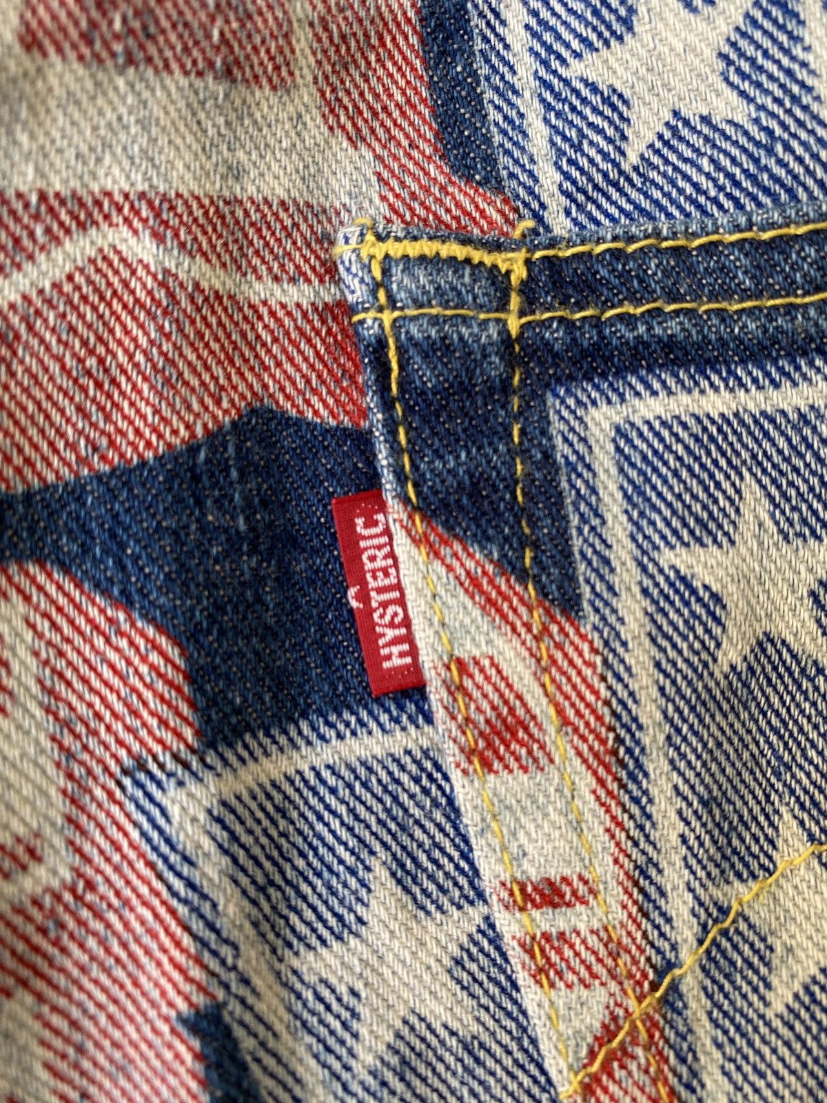 Hysteric Glamour AW1998 Japanese Brand Hysteric Glamour Overprint Jeans Size US 28 / EU 44 - 16 Thumbnail