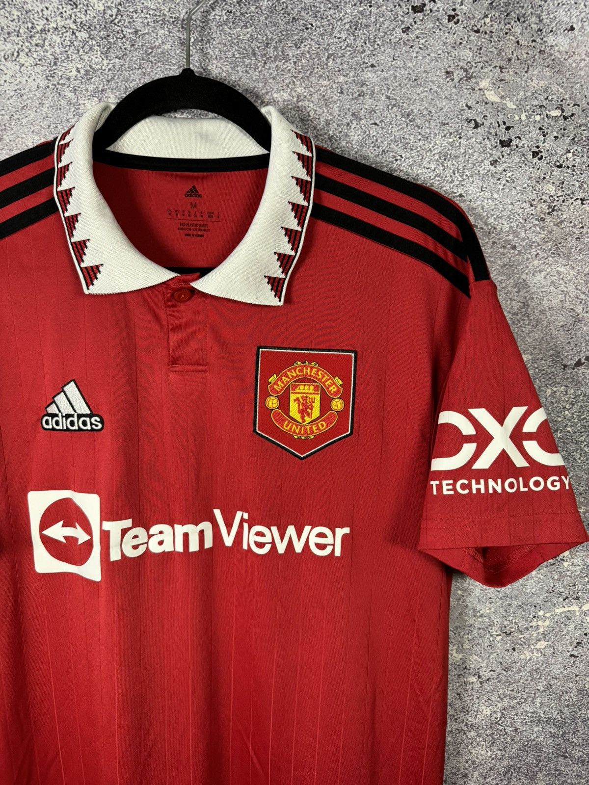 Adidas SANCHO Manchester United 2022/23 Adidas Soccer Jersey Size US M / EU 48-50 / 2 - 2 Thumbnail