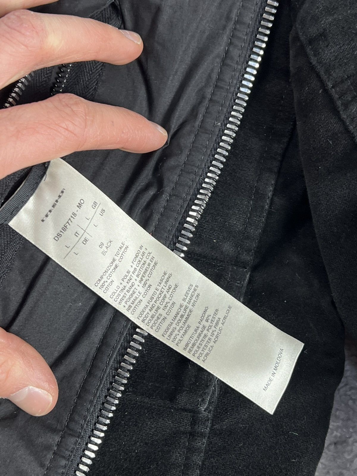 Rick Owens Drkshdw Rick Ownes DRKSHDW Cop Flight Jacket Size L Size US L / EU 52-54 / 3 - 12 Thumbnail