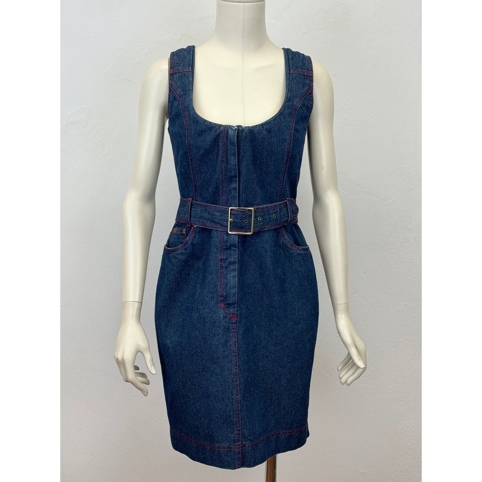 Vivienne Westwood S/S1992 Vivienne Westwood denim dress with corset Size M / US 6-8 / IT 42-44 - 1 Thumbnail