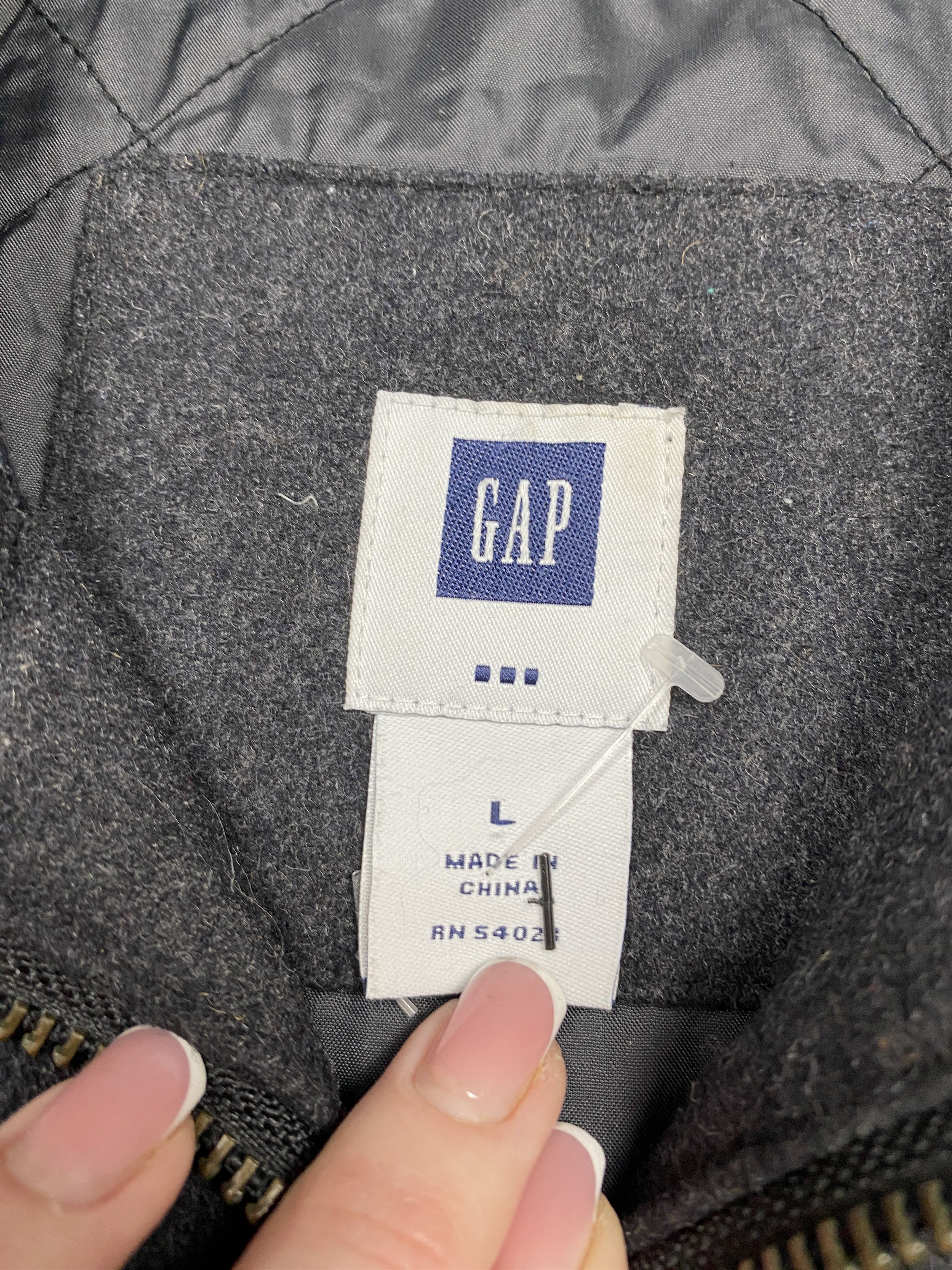 Gap × Vintage Gap Vintage Mens Wool Classic Jacket Size US L / EU 52-54 / 3 - 4 Thumbnail