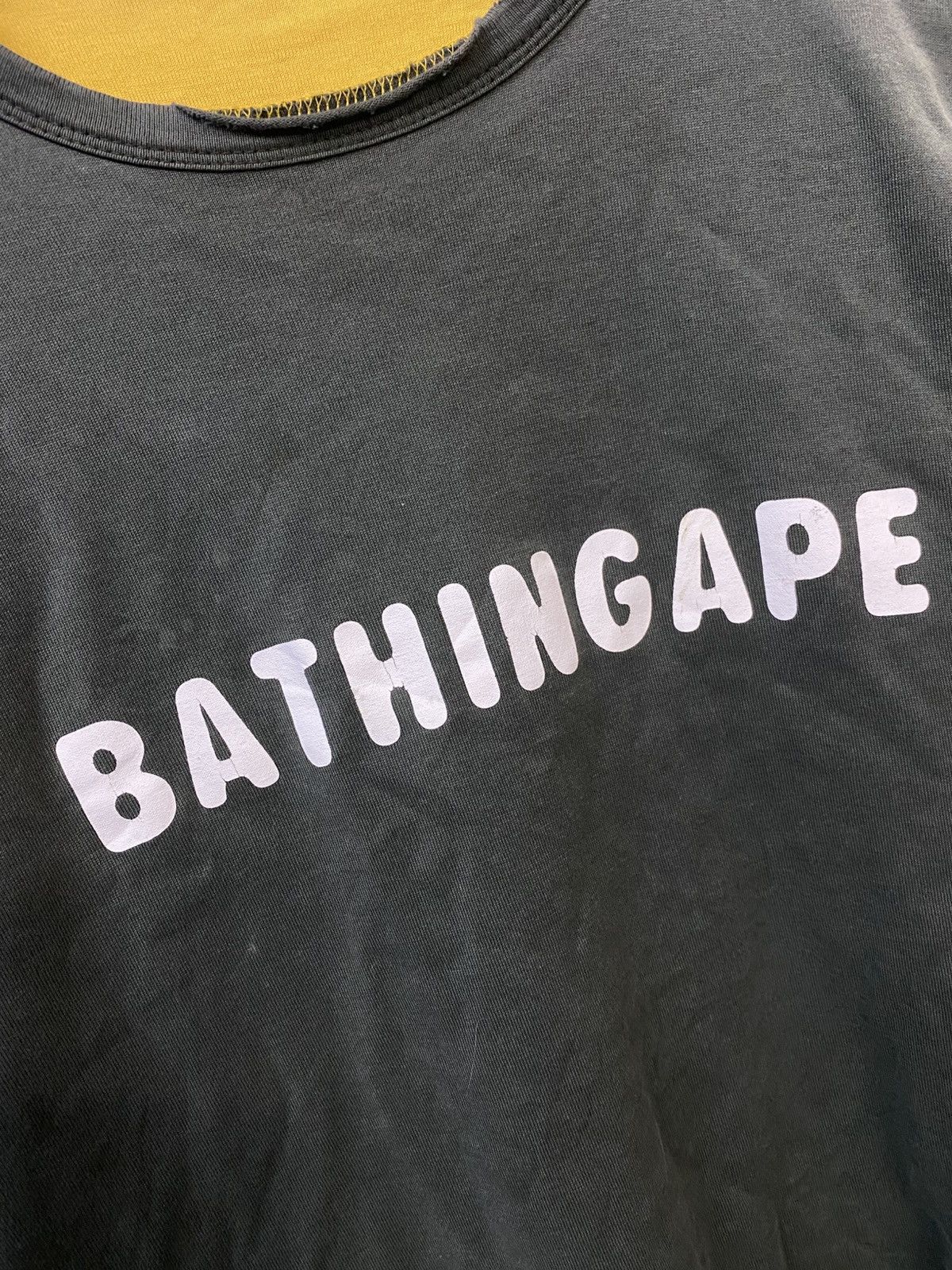 Nigo 🔥 Distressed 🔥 Vintage Bape Reversible Long Sleeve Tee Size US M / EU 48-50 / 2 - 7 Thumbnail