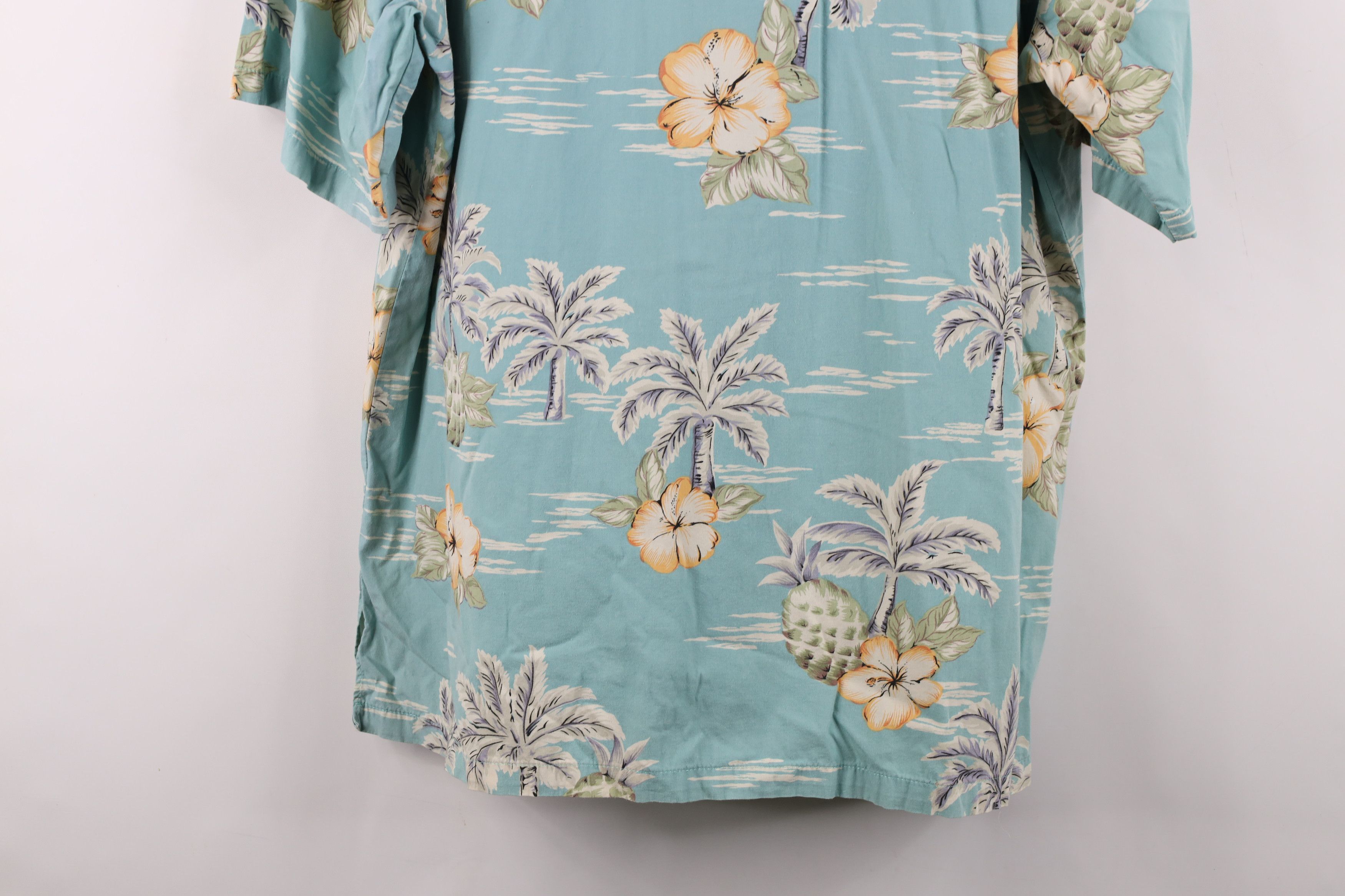Vintage Vintage 90s Streetwear Beach Hawaiian Button Down Polo USA Size US L / EU 52-54 / 3 - 13 Thumbnail