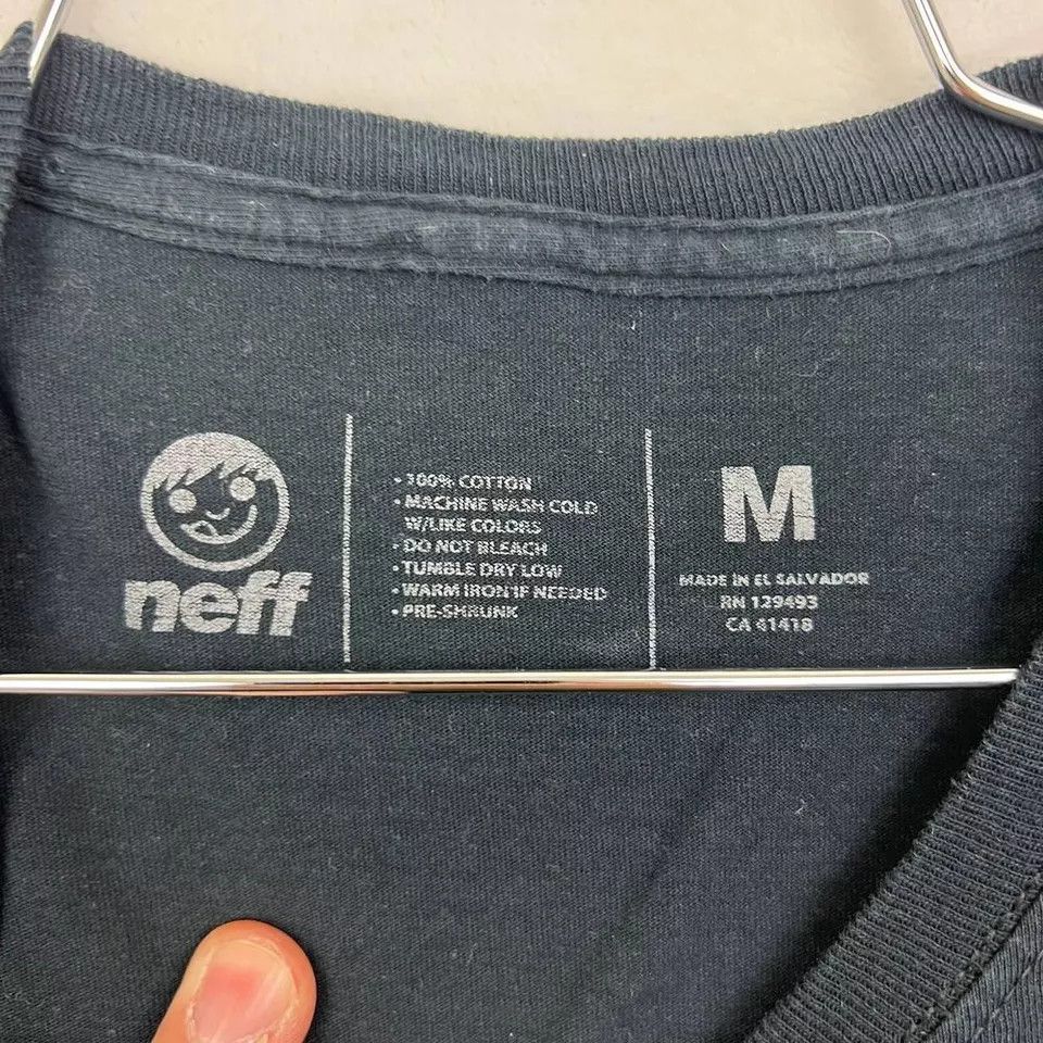 NEFF Neff Shirt Men S-M Nuclear Explosion Smiley Face Cotton Size US M / EU 48-50 / 2 - 3 Thumbnail