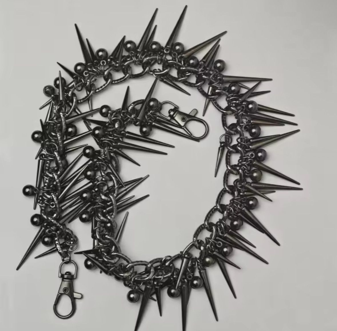 Other Motorcycle KeyChain Jean Biker Wallet Belt Chain Spike Charm Size ONE SIZE - 5 Thumbnail