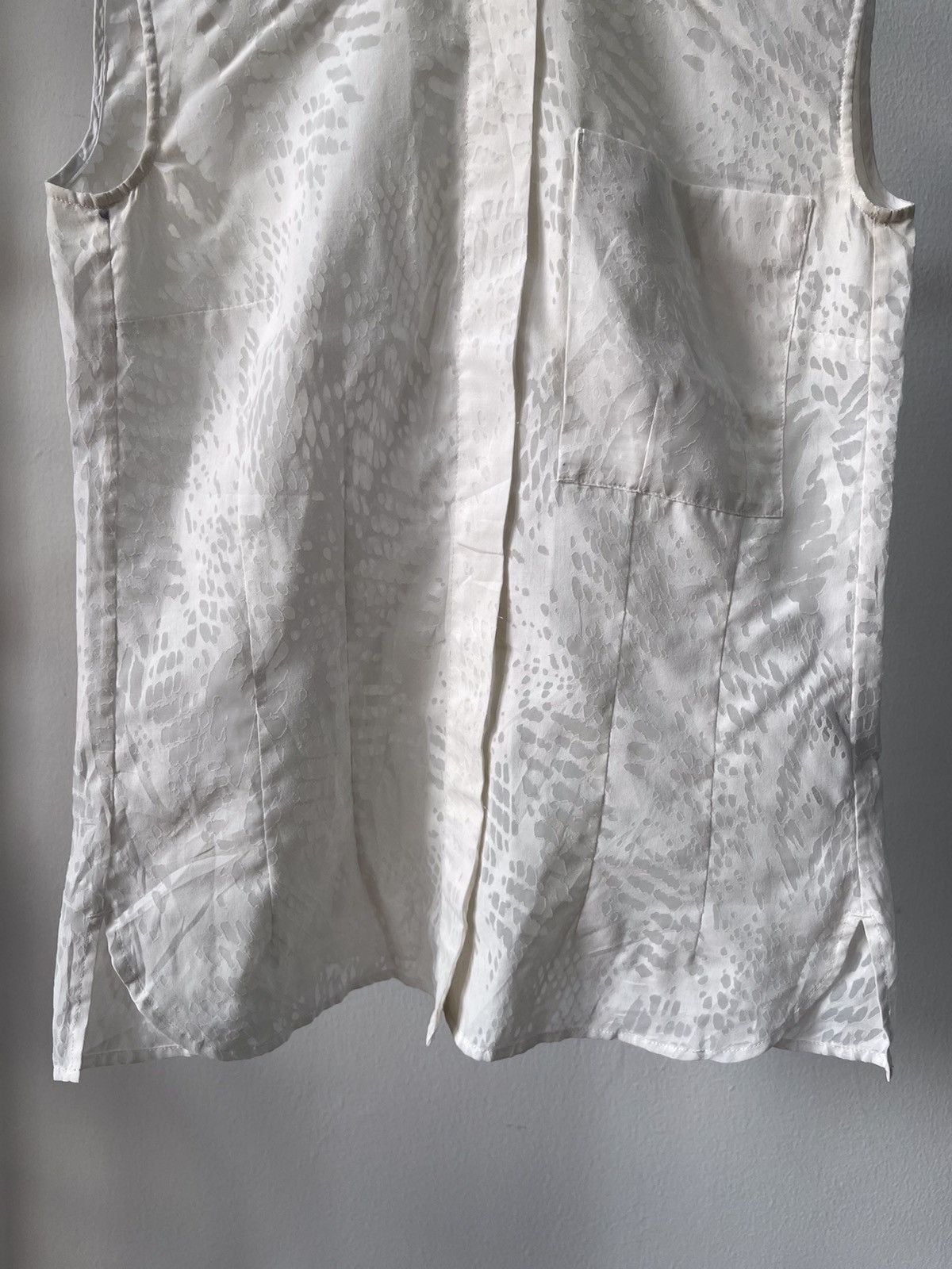 Maison Margiela Maison Margiela Sleeveless Mesh Shirt Size US XS / EU 42 / 0 - 5 Thumbnail