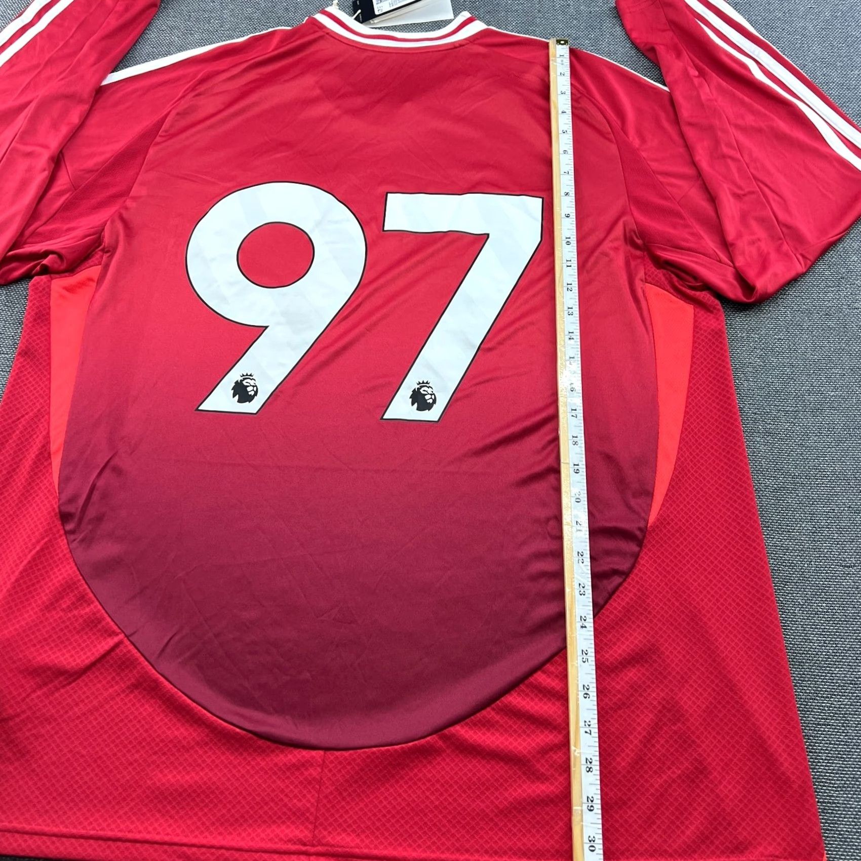 Adidas Manchester United adidas 2XL Home Football Jersey Mens Long Sleeve Red Shirt Size US XXL / EU 58 / 5 - 3 Thumbnail