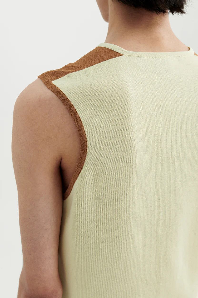Judy Turner o1mle0225 Unisex Mary Vest in Tan Limon Size US L / EU 52-54 / 3 - 7 Thumbnail
