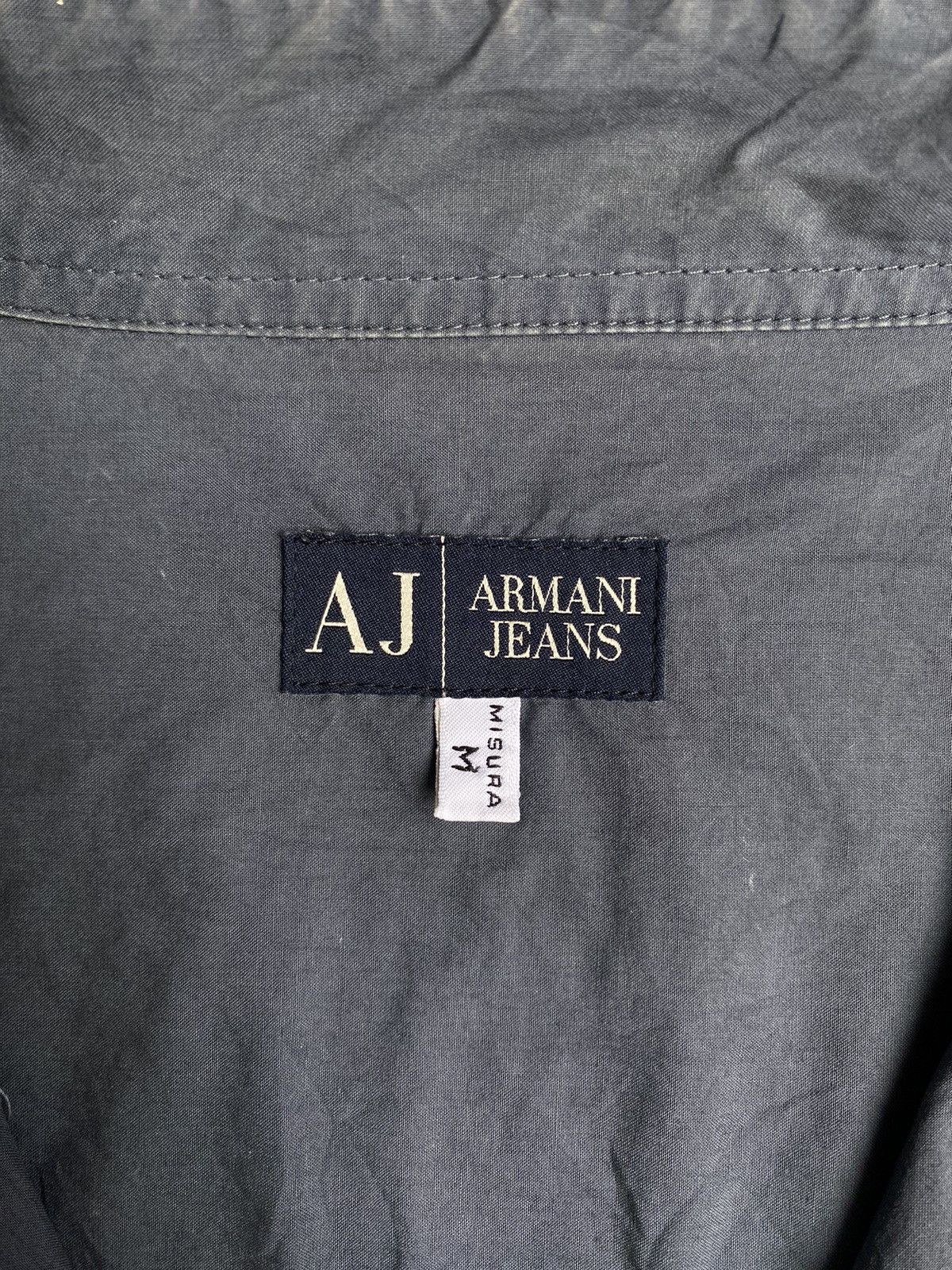 Armani × Emporio Armani 2000s Armani Jeans Overshirt Size US M / EU 48-50 / 2 - 5 Thumbnail