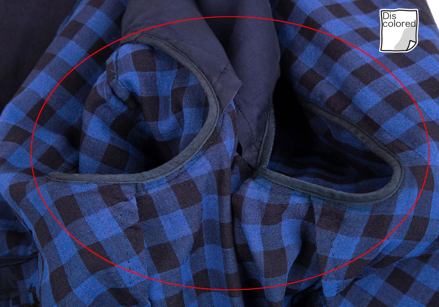 Issey Miyake Summer Wool Jacket in Navy with Check Pattern Size US XL / EU 56 / 4 - 13 Thumbnail
