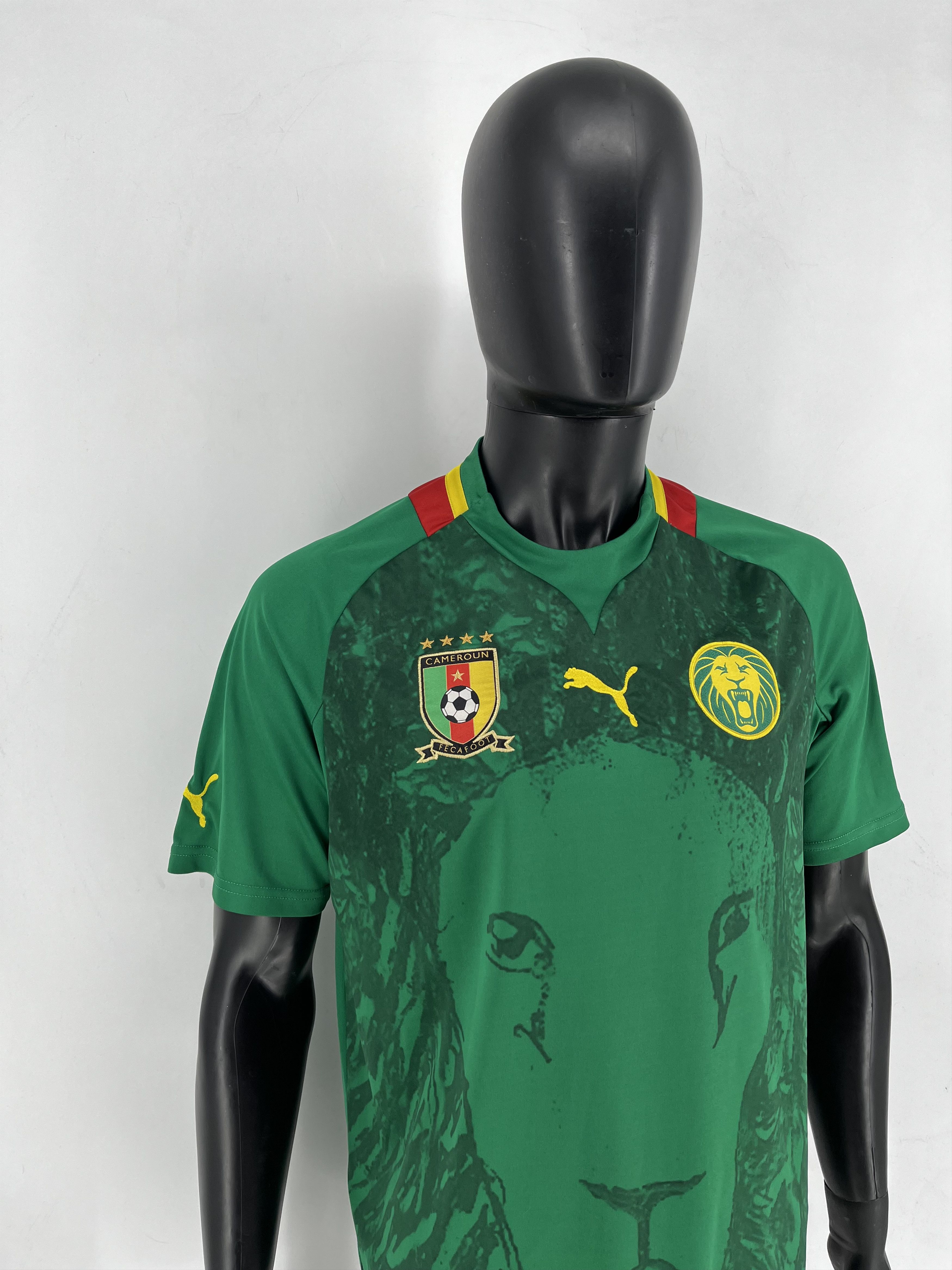 Puma CAMEROON 2012 2013 NATIONAL TEAM HOME FOOTBALL SHIRT SOCCER Size US L / EU 52-54 / 3 - 4 Thumbnail