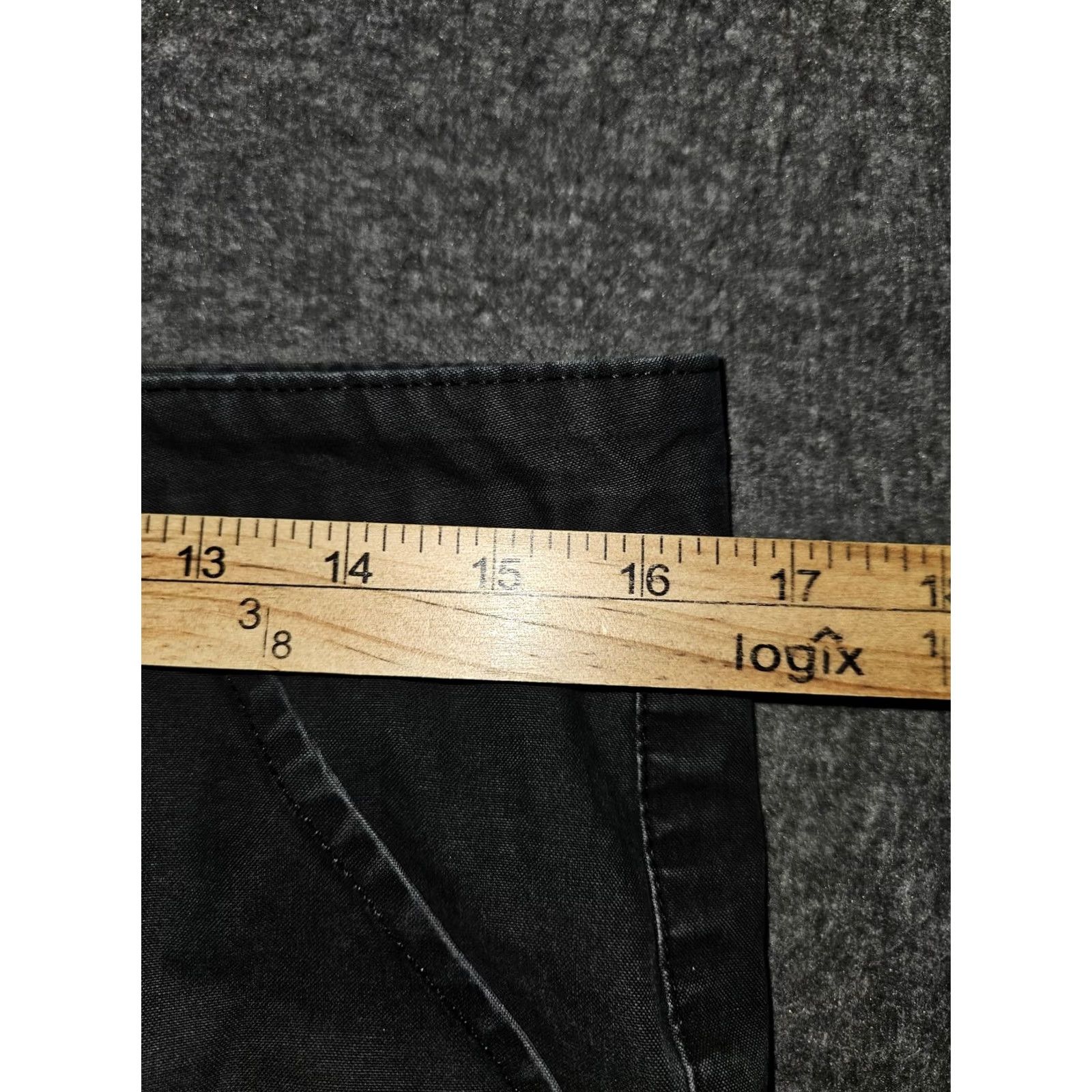 L.E.I. LEI Cargo Pants Womens 9 Black Cropped Utility Pockets Adjustable Hem Casual Capri Pants Size 30" / US 8 / IT 44 - 5 Thumbnail