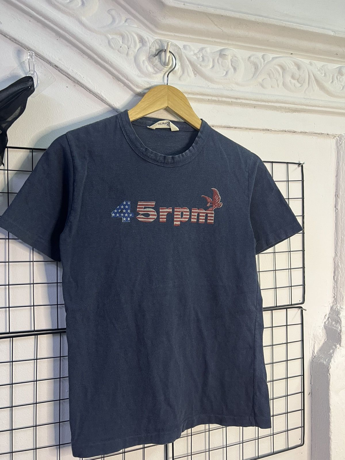 Vintage 45Rpm Usa Spellout Tee