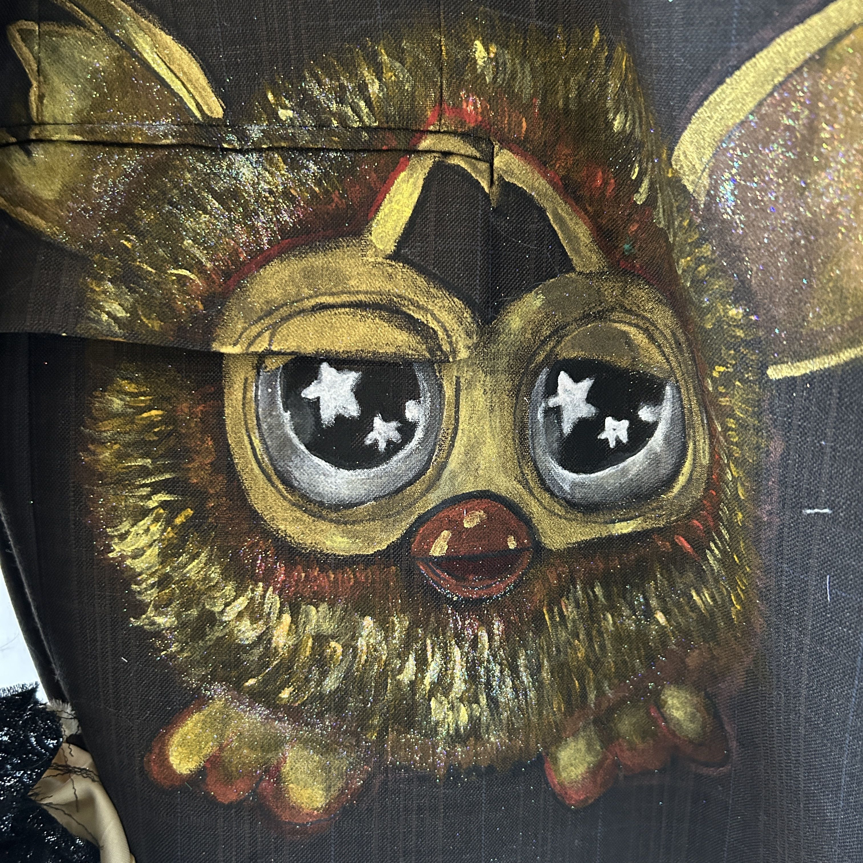 Custommade Hand Painted 90s Nostalgia Toy Art Blazer Size 4XL / US 24-26 - 14 Thumbnail