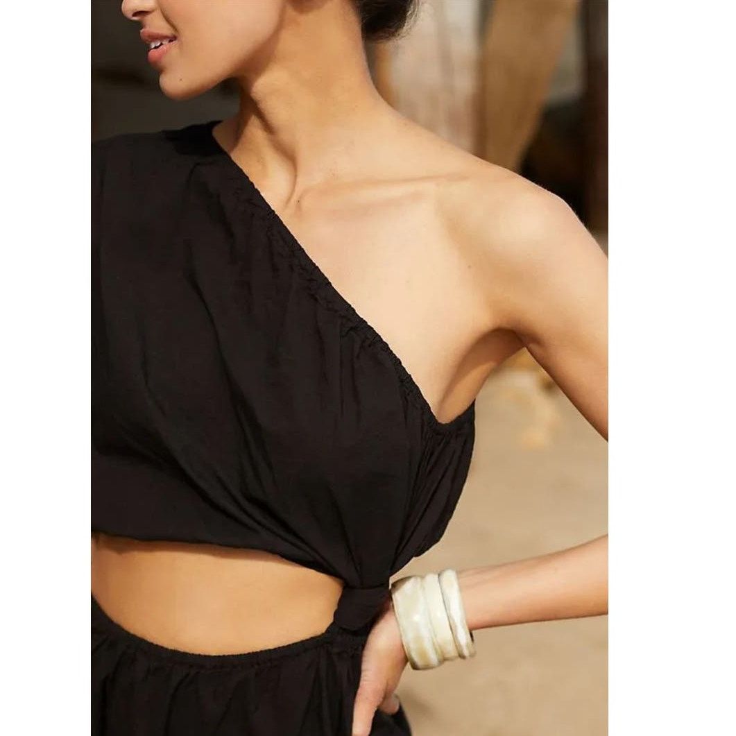 Anthropologie New Anthropologie Stateside One-Shoulder Twist Maxi Dress Size XS / US 0-2 / IT 36-38 - 3 Thumbnail
