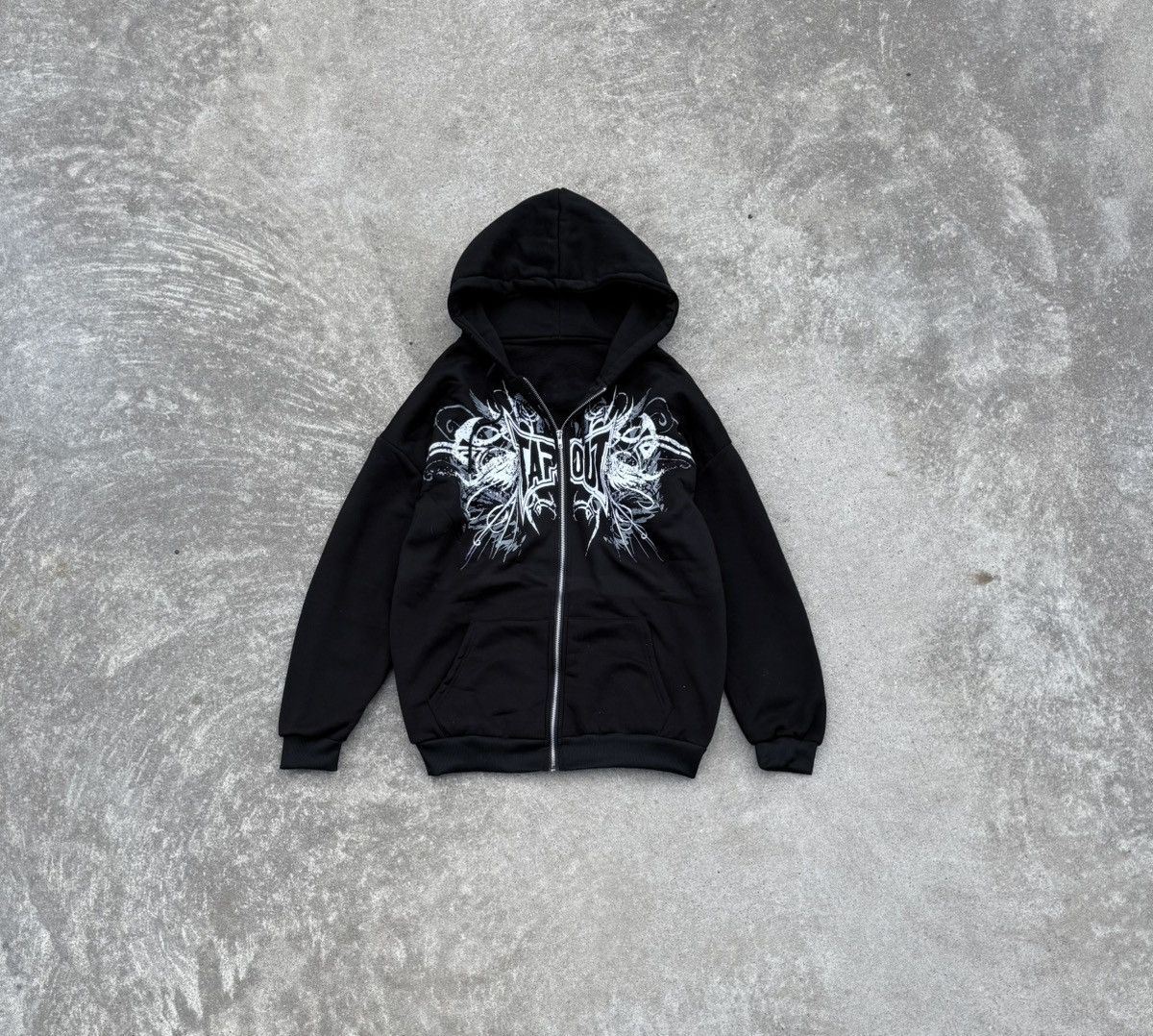Other Vintage Tapout Y2K avantgarde streetwear band zip hoodie Size US M / EU 48-50 / 2 - 1 Thumbnail