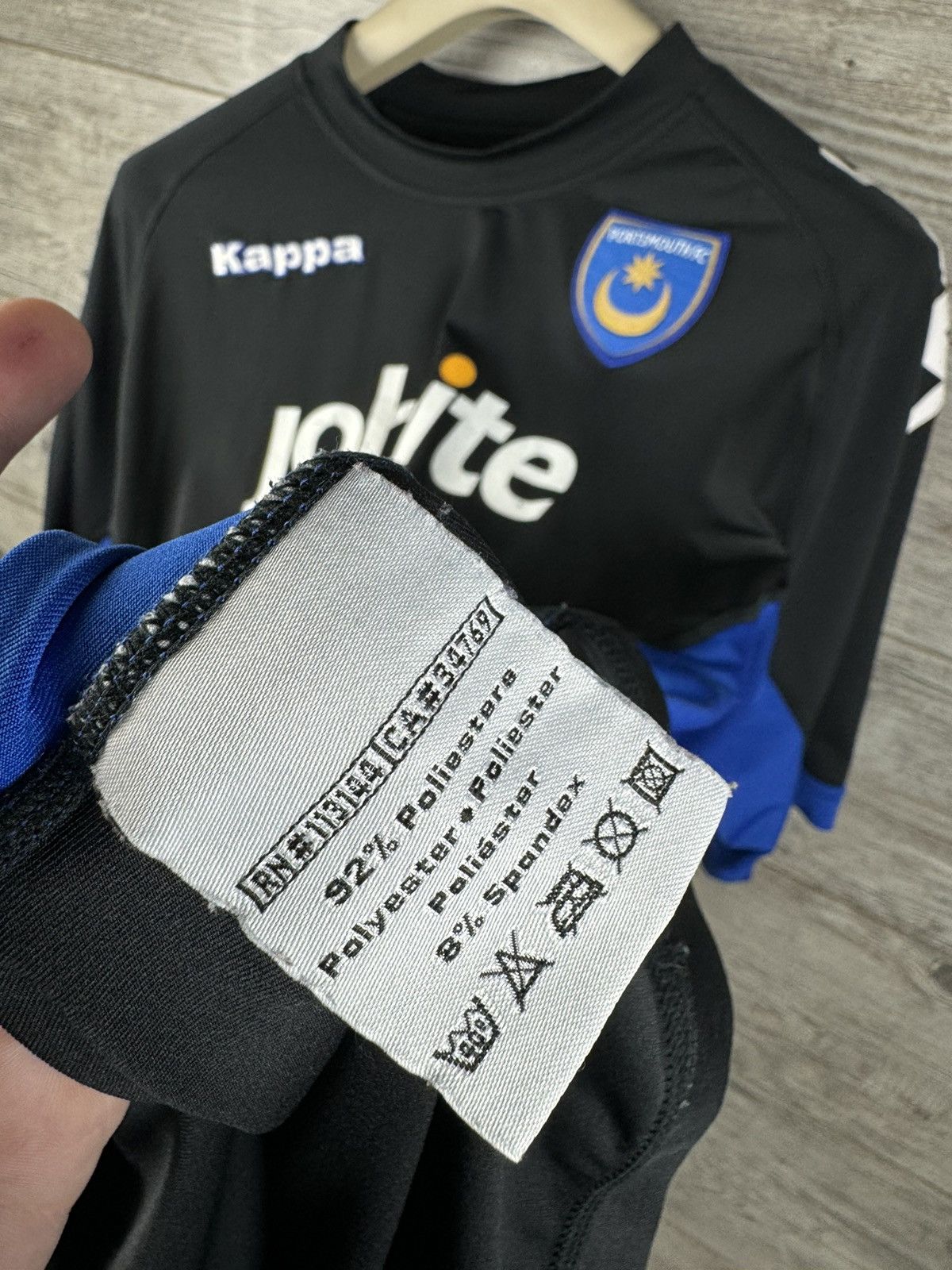 Kappa × Vintage ⚽️Portsmouth FC Football Shirt Soccer Kappa Jersey Size US XL / EU 56 / 4 - 6 Thumbnail