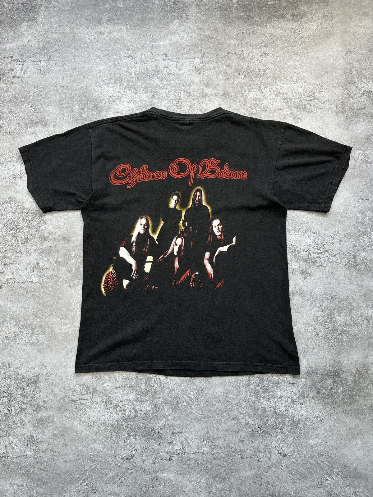 Band Tees Children of Bodom Vintage T-Shirt 2001 Band Tees Faded Size US M / EU 48-50 / 2 - 12 Thumbnail