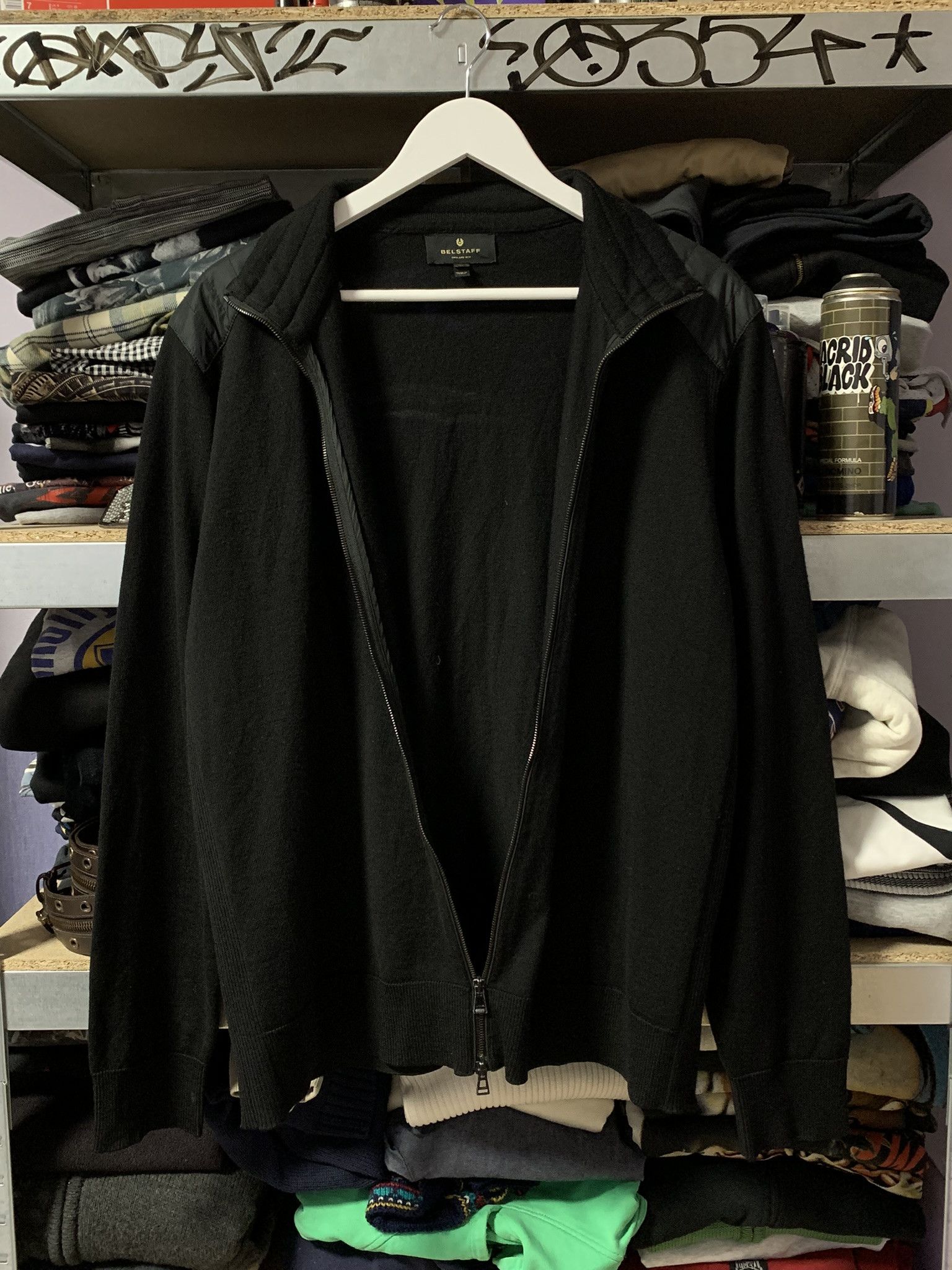 Belstaff Men's Belstaff Merino Kelby Zip Cardigan XXL Size US XXL / EU 58 / 5 - 5 Thumbnail