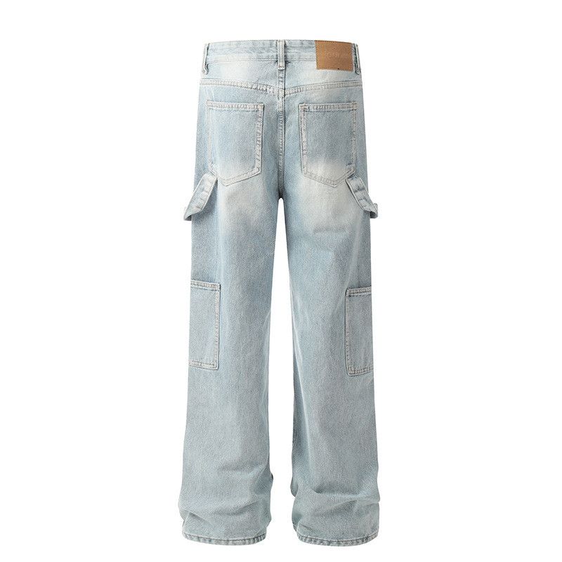 Vintage American high street Vibe blue straight leg jeans for men Size US 32 / EU 48 - 2 Thumbnail