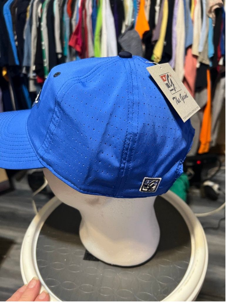 The Game The Game Adirondacks Lake Placid New York Blue Baseball Cap Size ONE SIZE - 2 Thumbnail