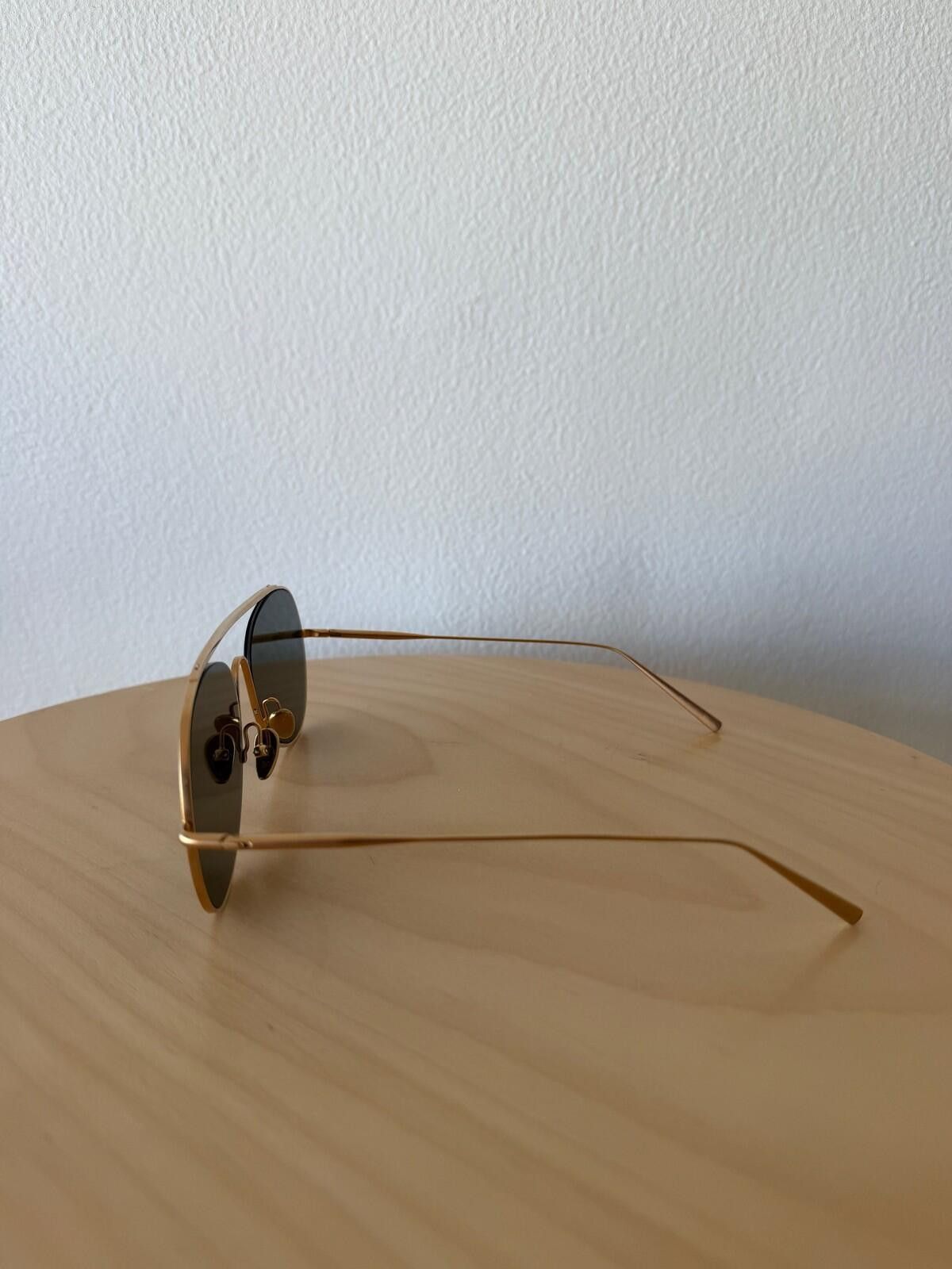 Acne Studios New acne studios spitfire sunglasses gold metal aviator Size ONE SIZE - 4 Thumbnail