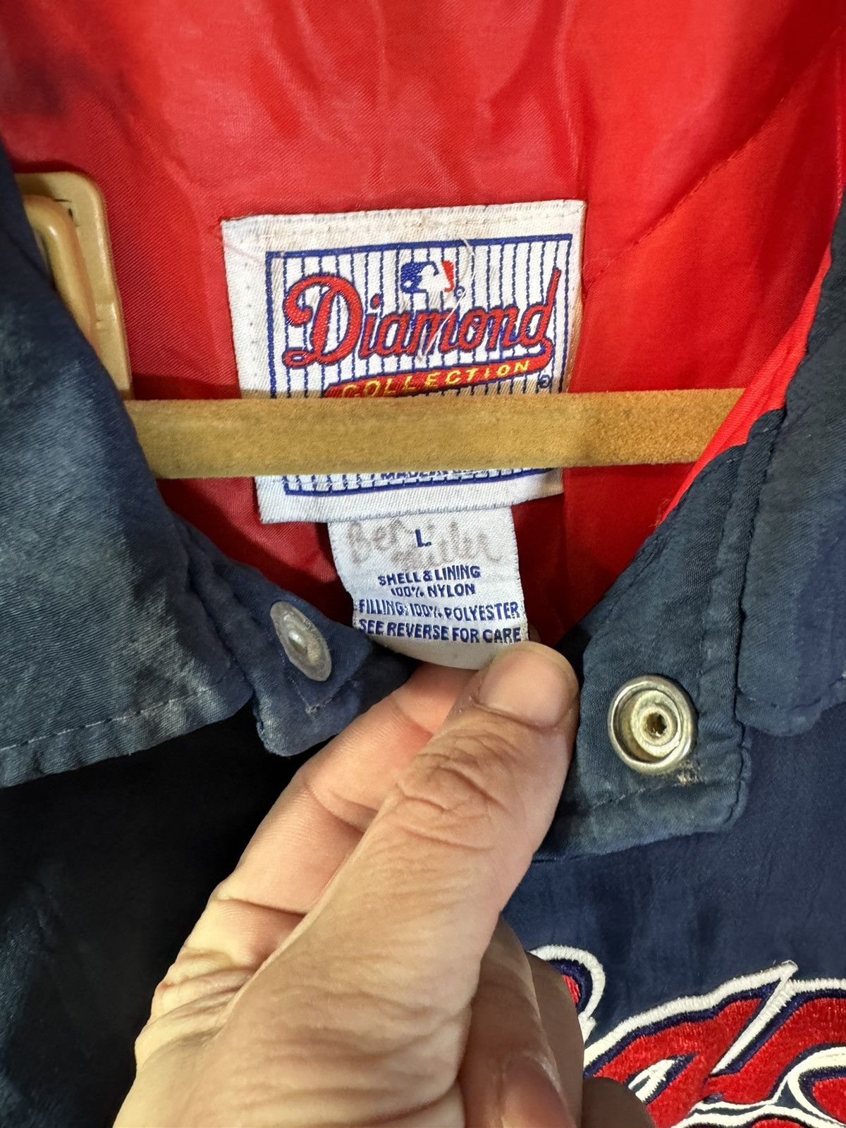 Starter × Vintage Vintage Cleveland Indians Diamond Collection Starter Jacket Size US XL / EU 56 / 4 - 7 Thumbnail