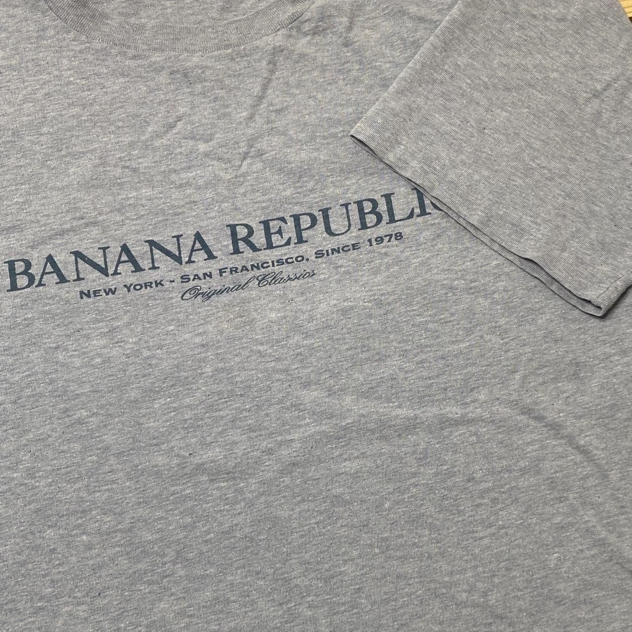 Banana Republic Vintage Banana Republic Blue Tee Size Large Size US L / EU 52-54 / 3 - 3 Thumbnail