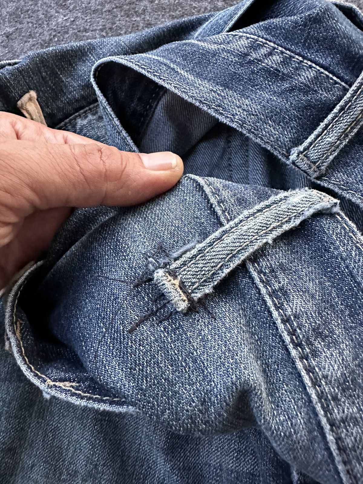 If Six Was Nine × PPFM Double Waist Unbrand Japan Paint Dirty Style D409 Size US 34 / EU 50 - 15 Thumbnail