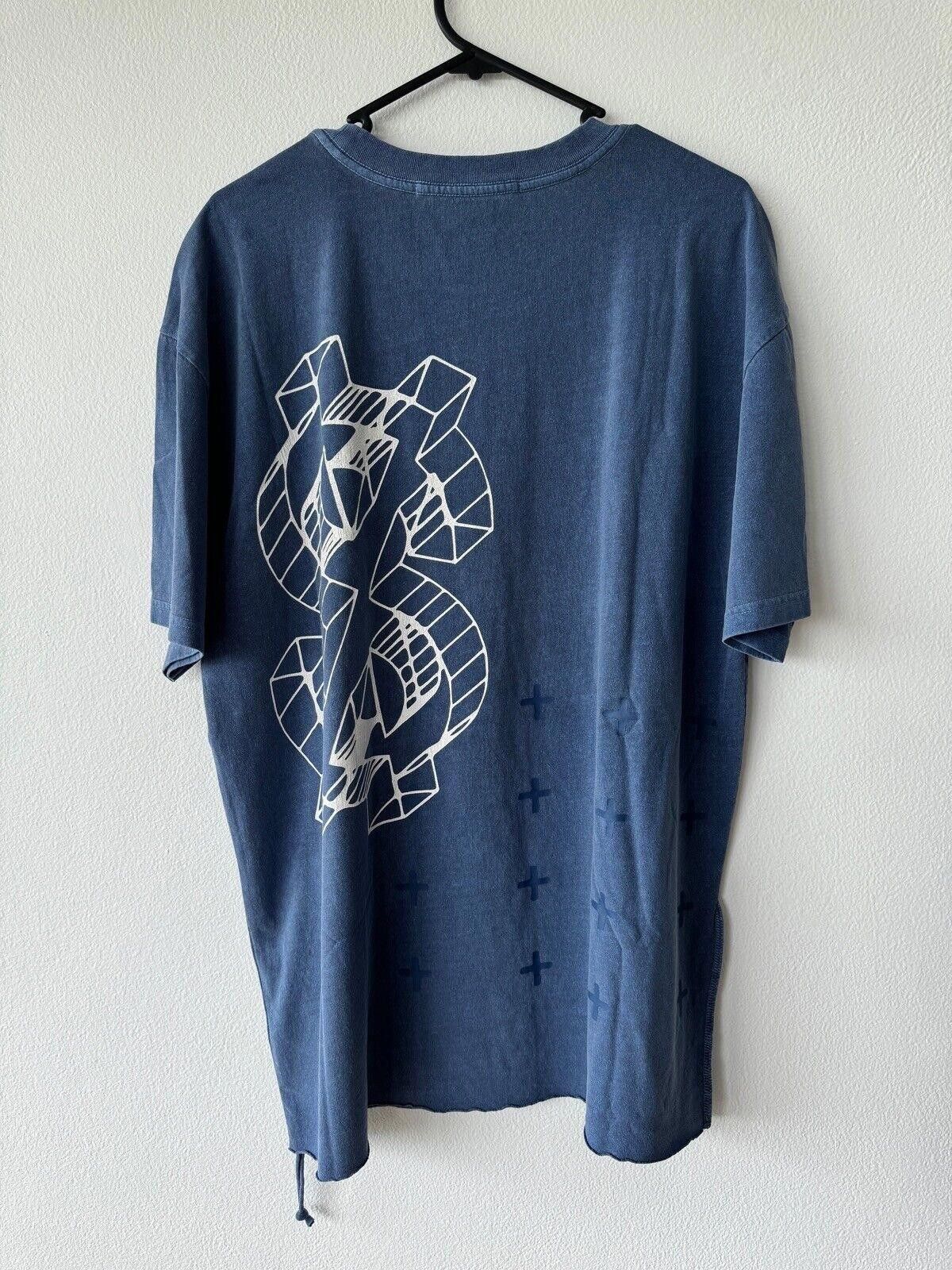 Ksubi new ksubi tee shirt top medium m holograph biggie graph blue Size US M / EU 48-50 / 2 - 3 Thumbnail