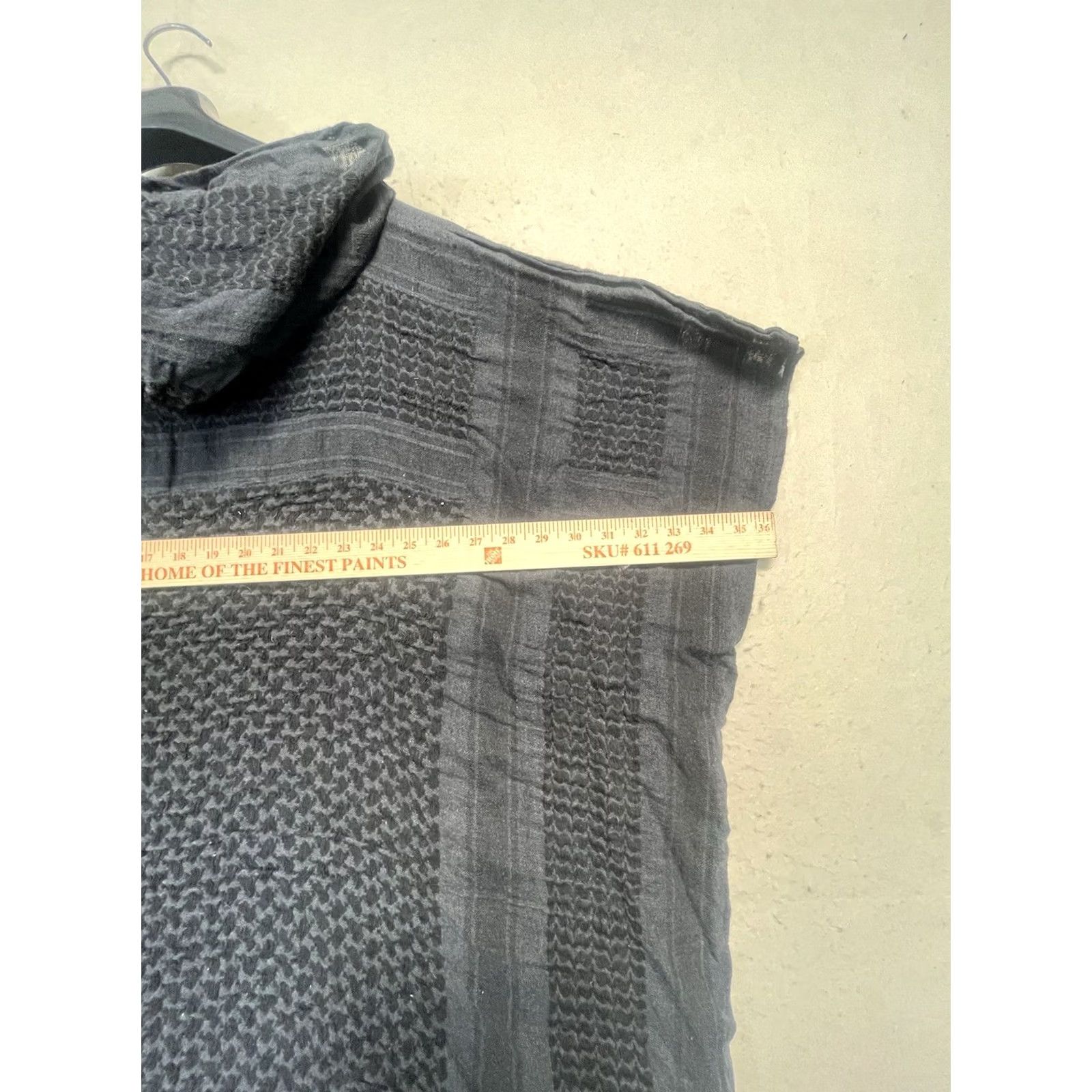 Vintage slippa Womens Hoodie beach pool cover up Black Size ONE SIZE - 3 Thumbnail