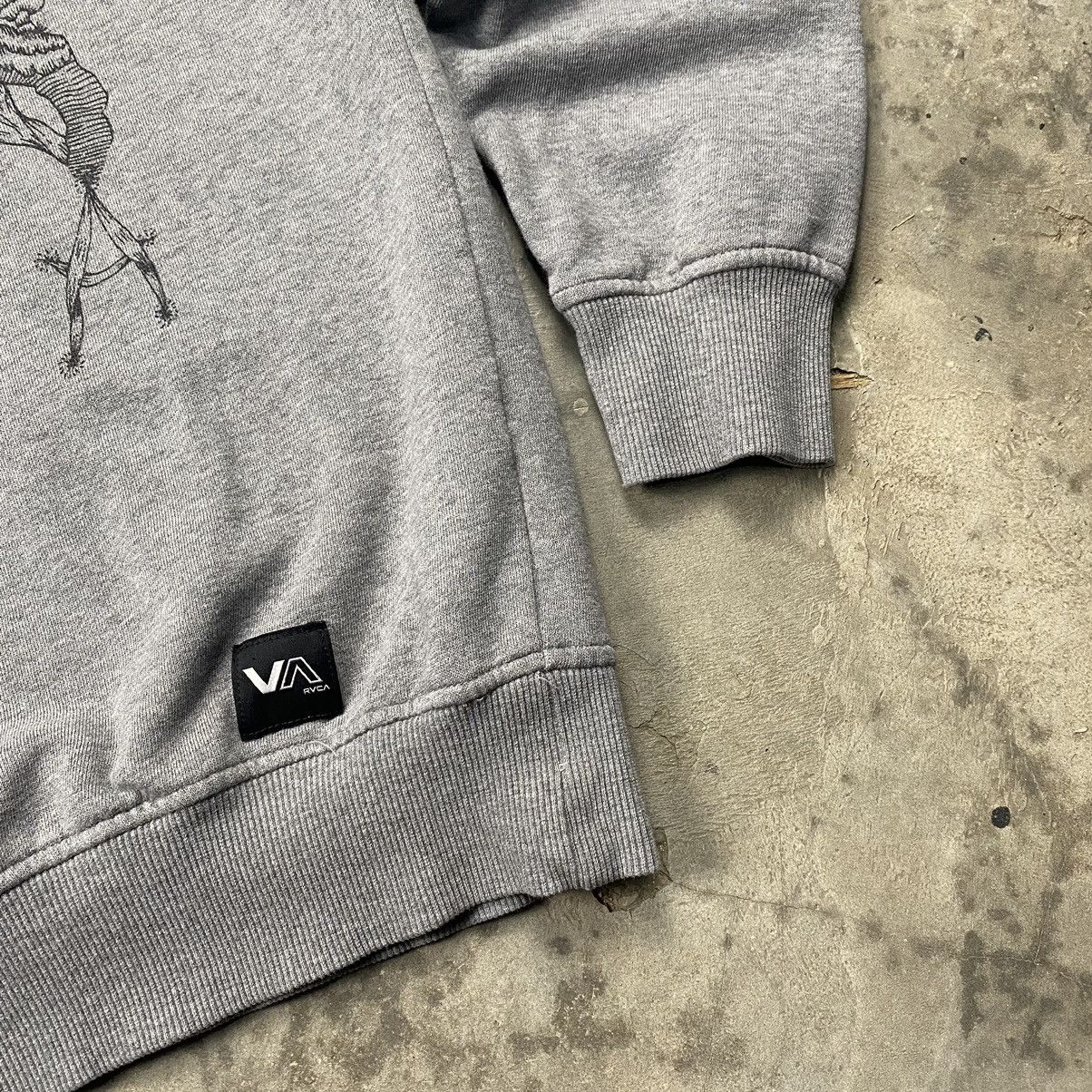 RVCA Rare y2k RVCA Surf Floral Skull Crewneck Size US L / EU 52-54 / 3 - 2 Thumbnail