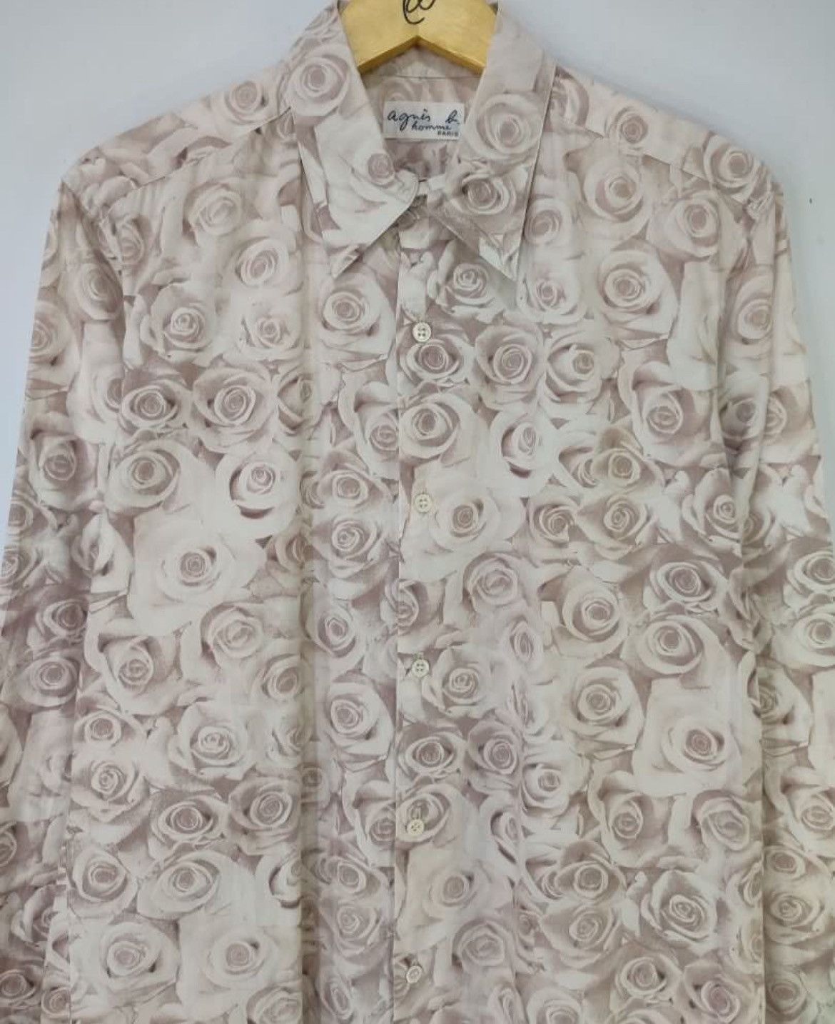 agnes b. Agnes B Rose Print Longsleeve Shirt Size M / US 6-8 / IT 42-44 - 2 Thumbnail