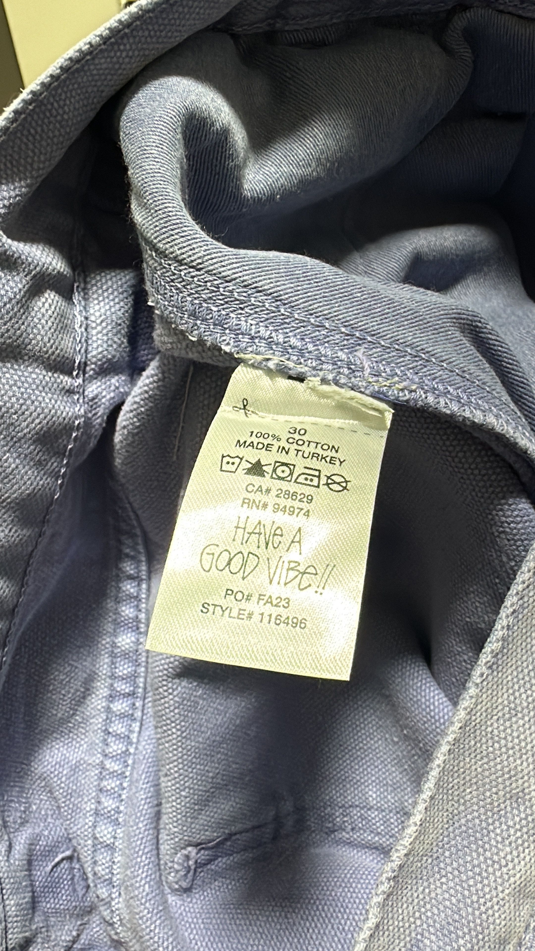 Stussy Stussy Hydrangea Double Knee Work Pant Canvas Size 30 Size US 30 / EU 46 - 7 Thumbnail